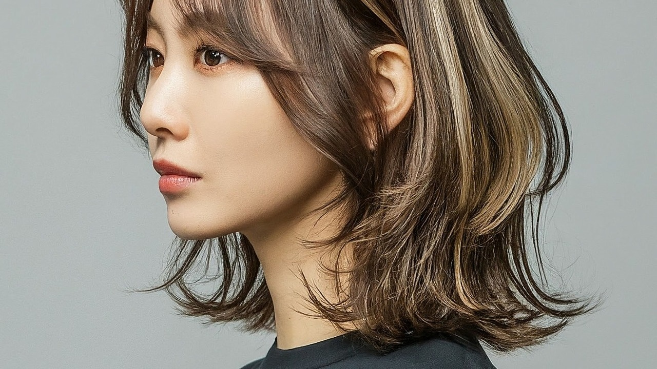 1. Korean Wolf Cut