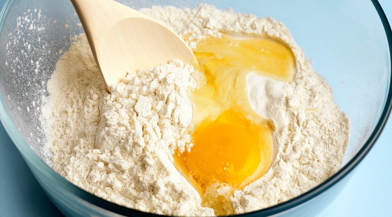 Egg and cornstarch