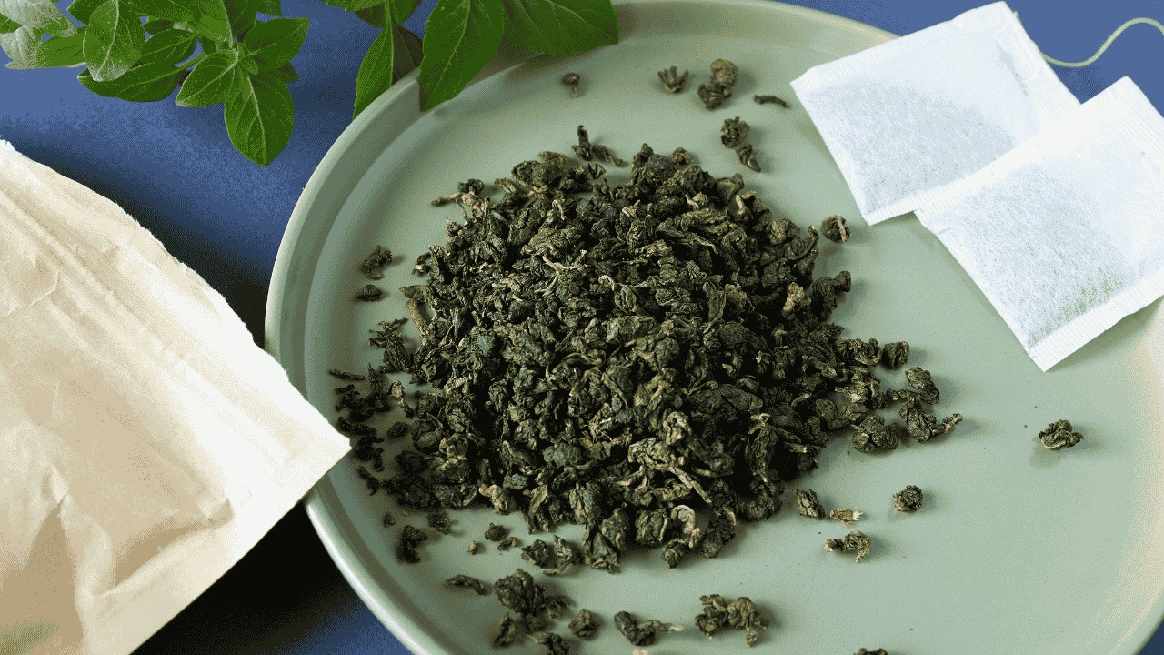 Green tea bags