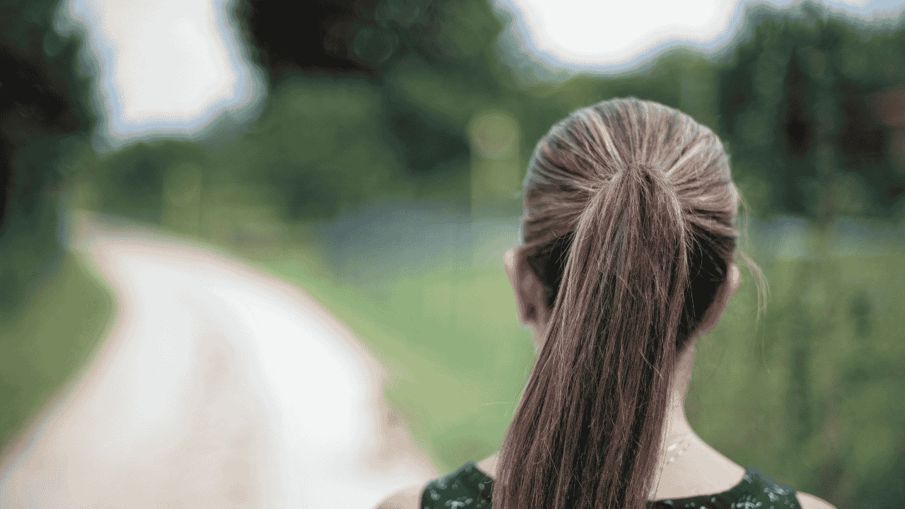 High ponytail