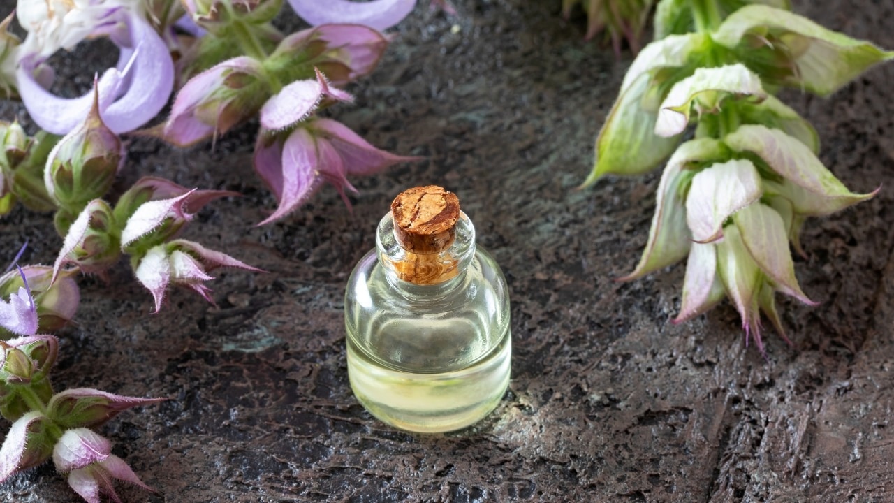 Clary sage essential oil as a stress buster