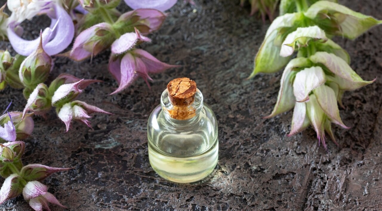 Clary sage essential oil as a stress buster