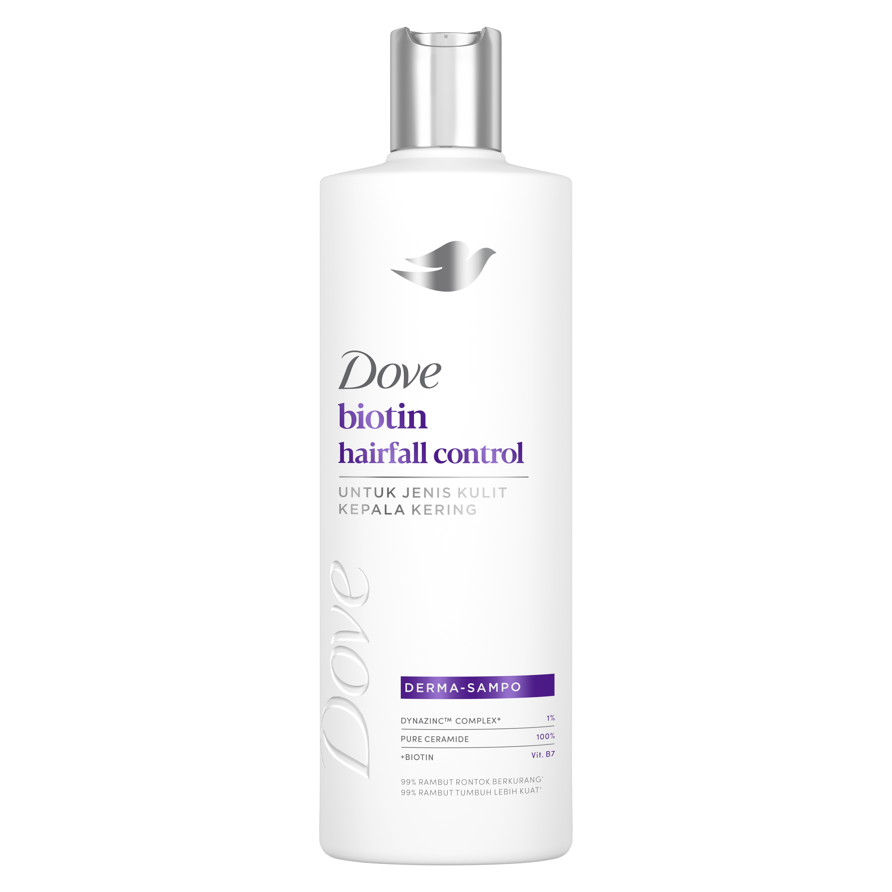 Dove Shampoo Biotin Hairfall Control 155mL packshot