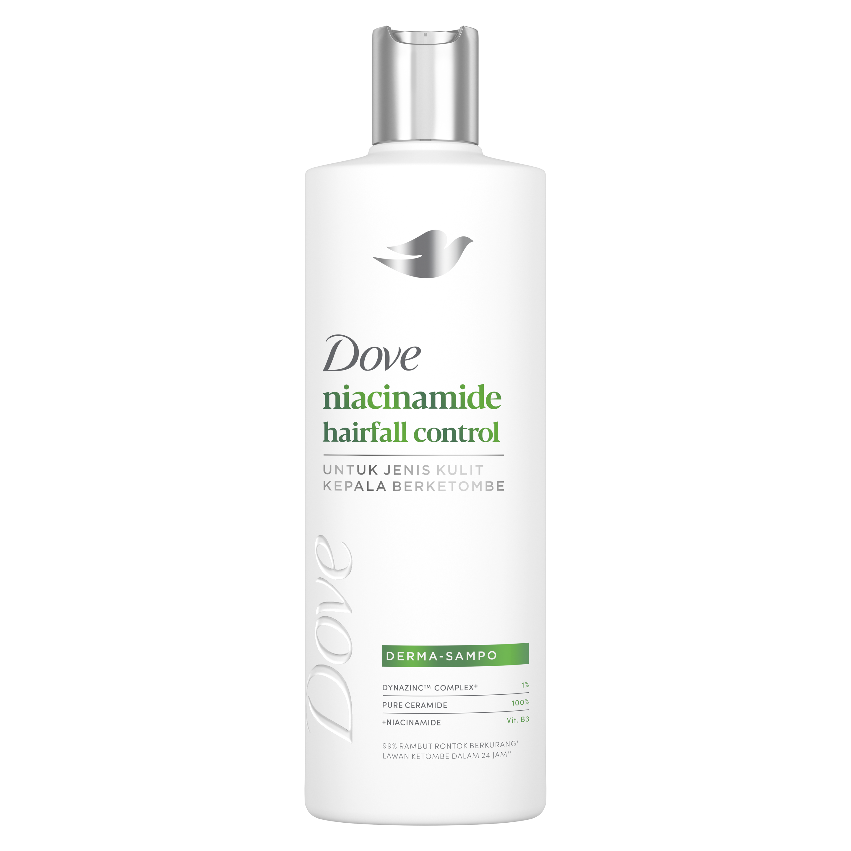 Dove Niacinamide Hairfall Control Shampoo 155ml packshot