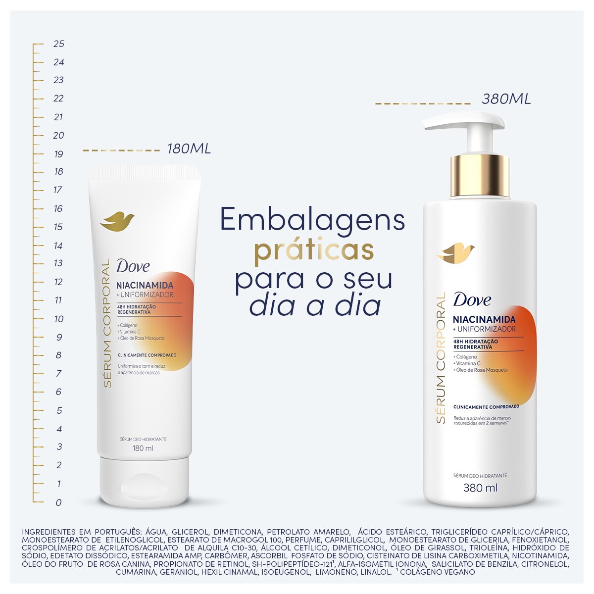 Sérum Corporal Dove Niacinamida + Uniformizador 380 ML