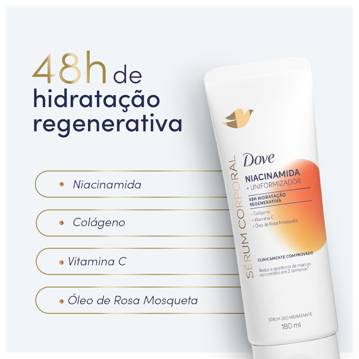 Sérum Corporal Dove Niacinamida + Uniformizador 180 ML