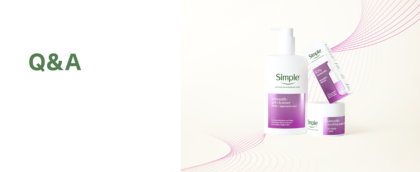 Simple Smooth+ Gel Facial Cleanser