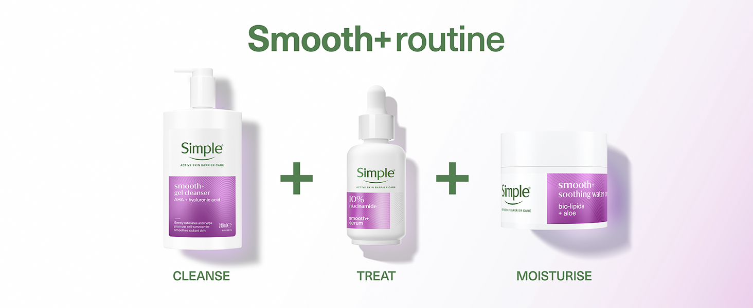 Simple Smooth+ Gel Facial Cleanser
