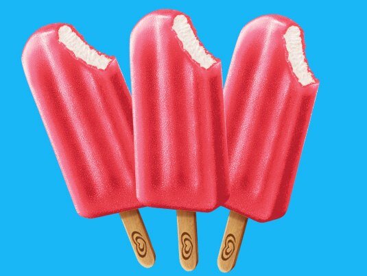 Chocolate and Pineapple Chemisse on a blue background