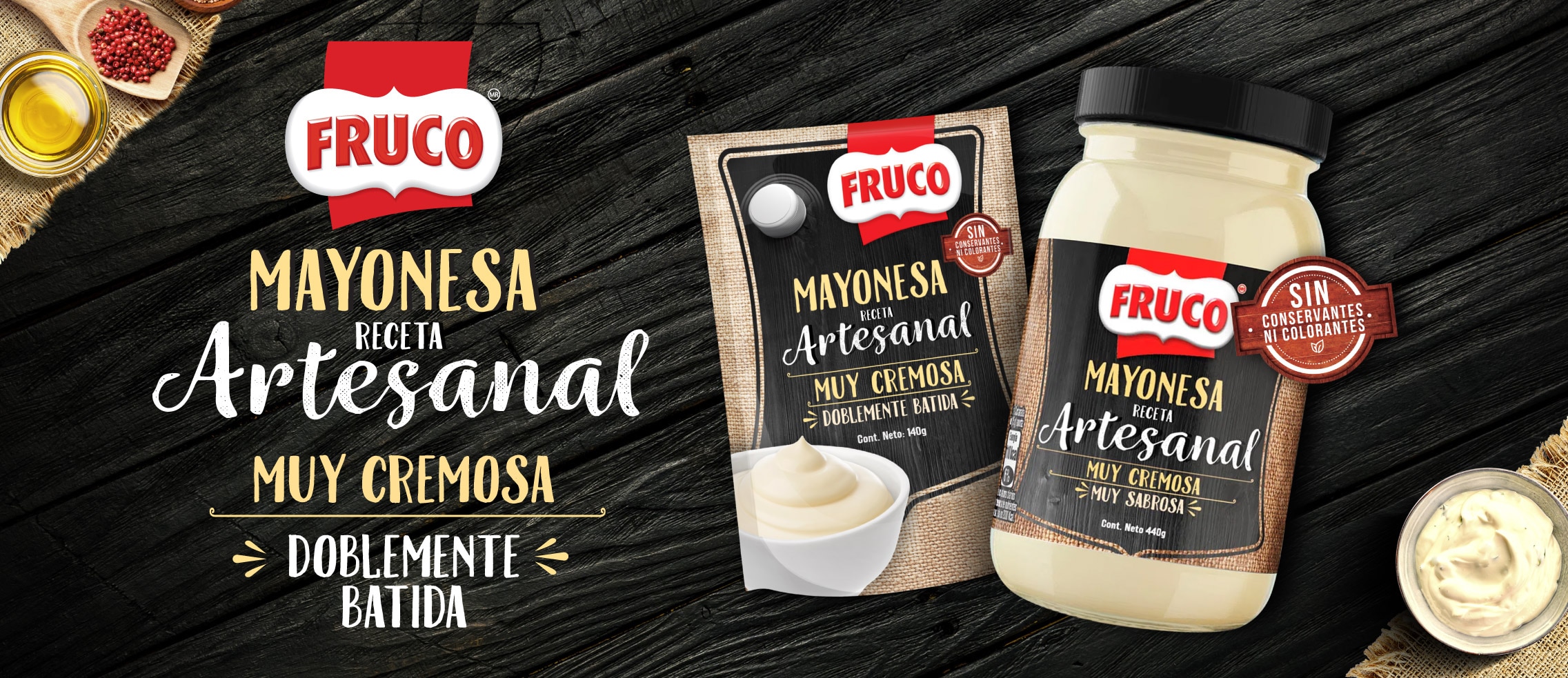Nueva mayonesa Artesanal Fruco