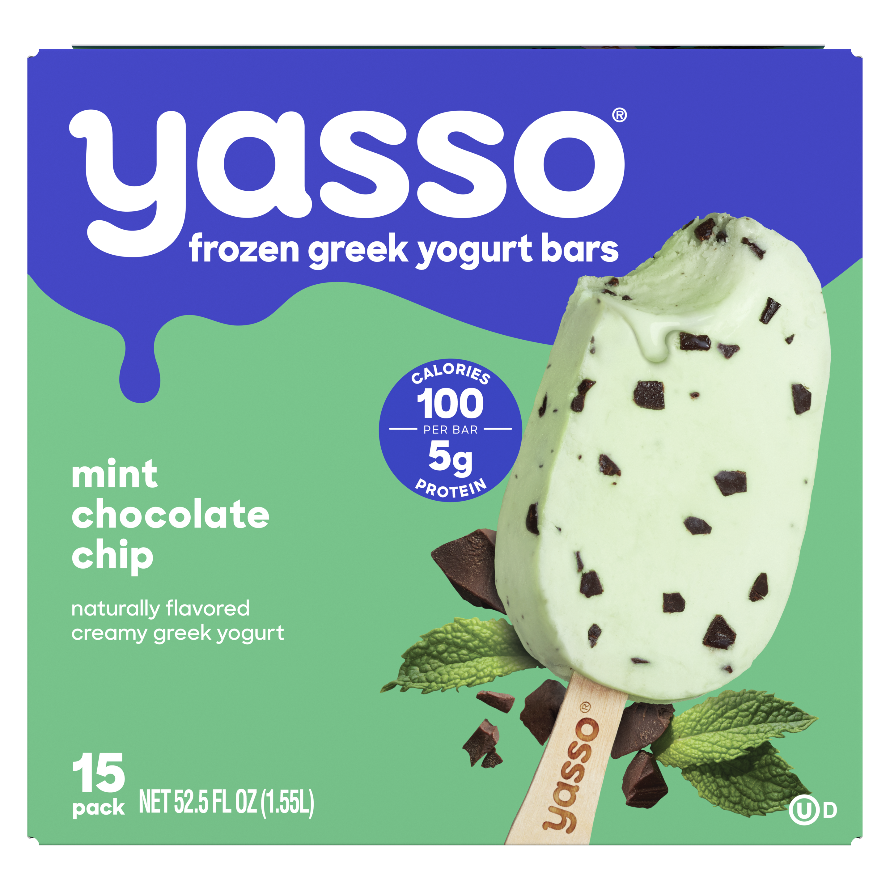 Yasso Bars Mint Chocolate Chip Hero