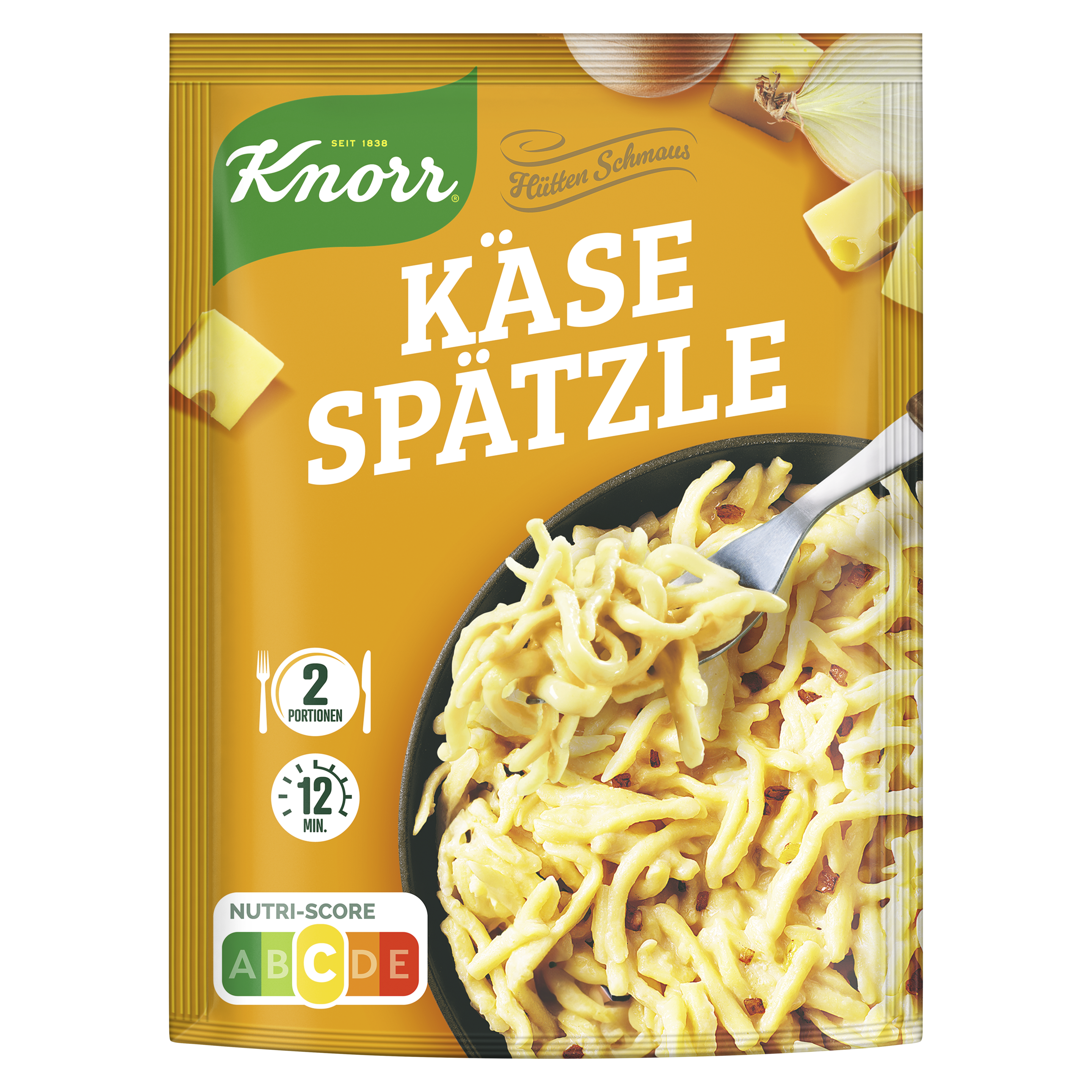 Knorr Hüttenschmaus Käse Spätzle 2 Portionen packshot