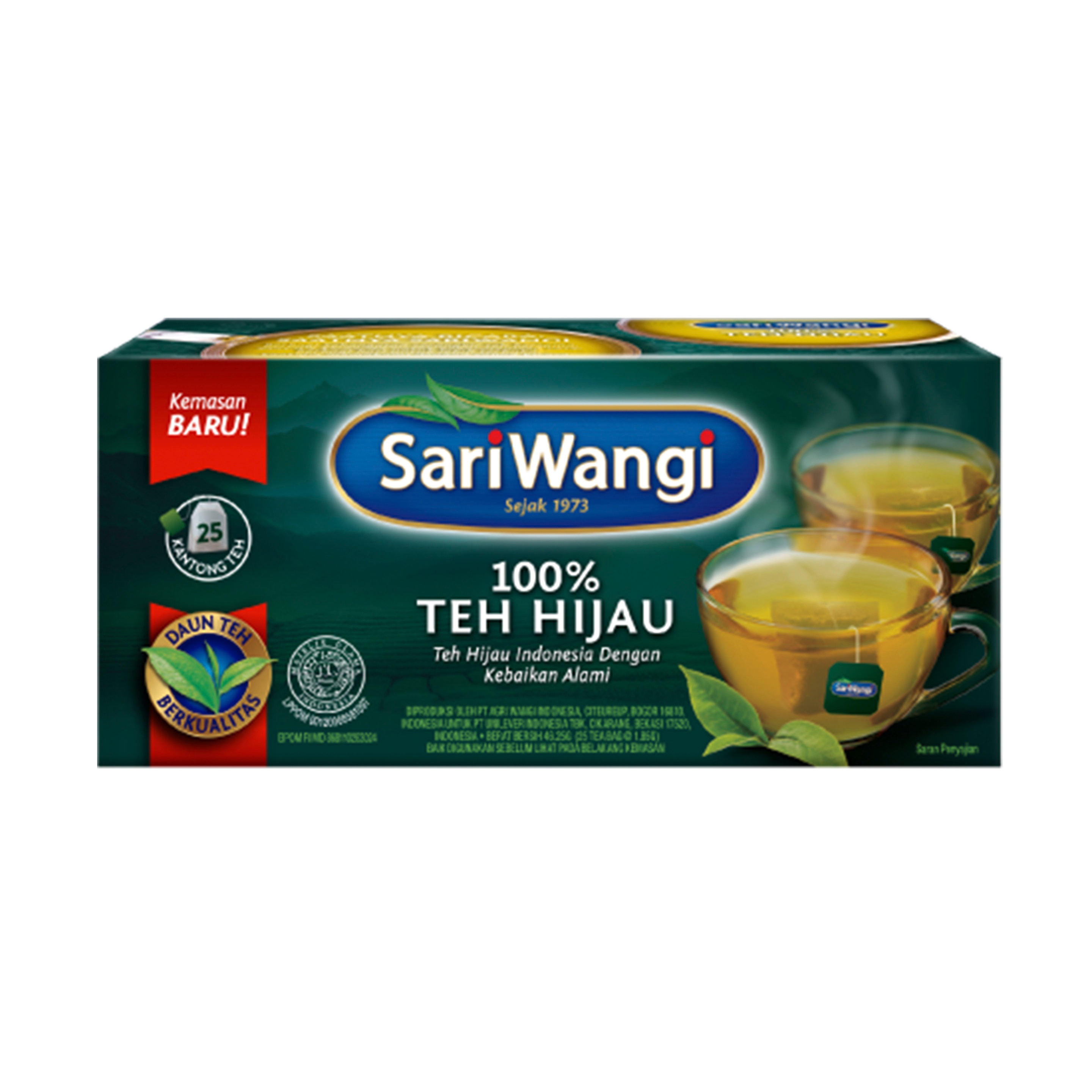SariWangi Teh Hijau packshot