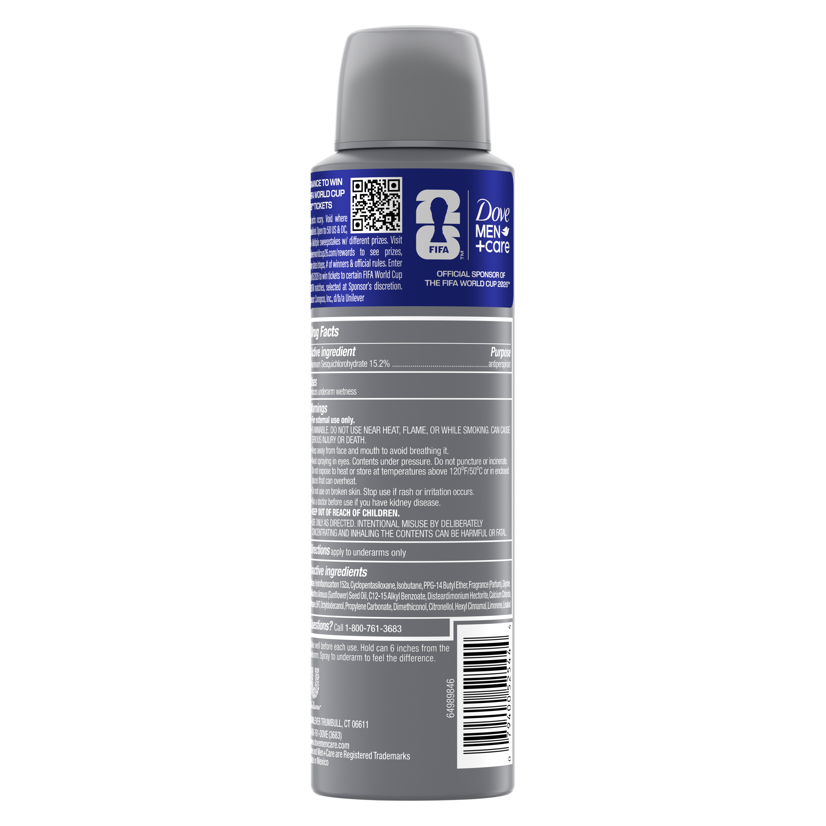 Men+Care All Star Comfort Dry Spray Antiperspirant