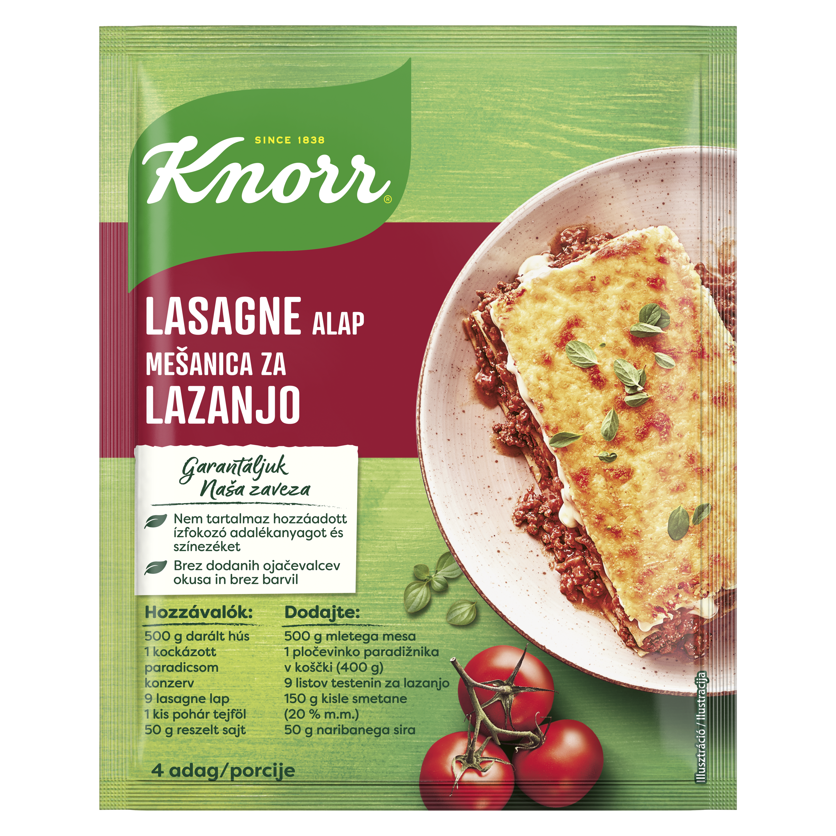Knorr Lasagne alap