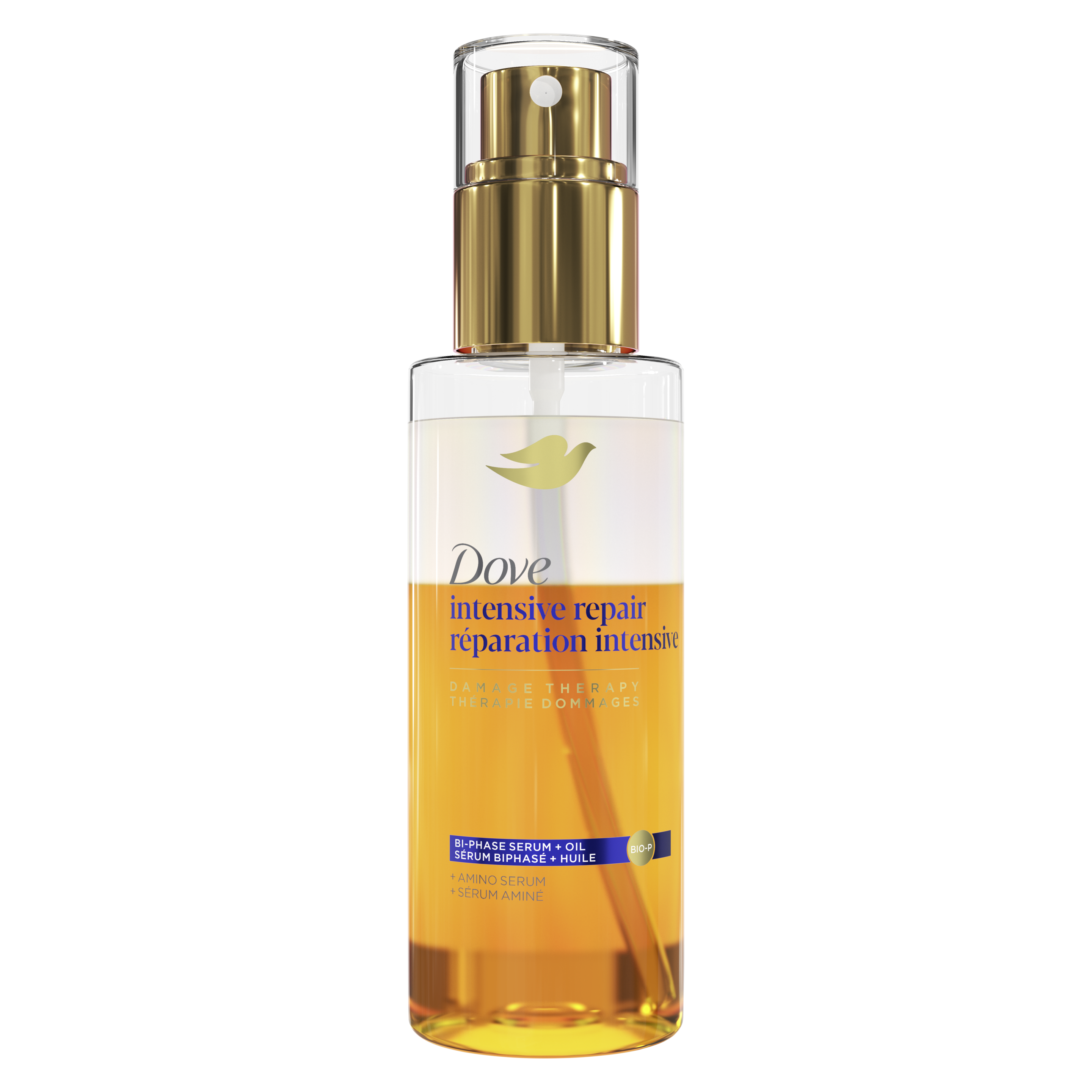 Sérum biphasé + huile Réparation intensive Dove