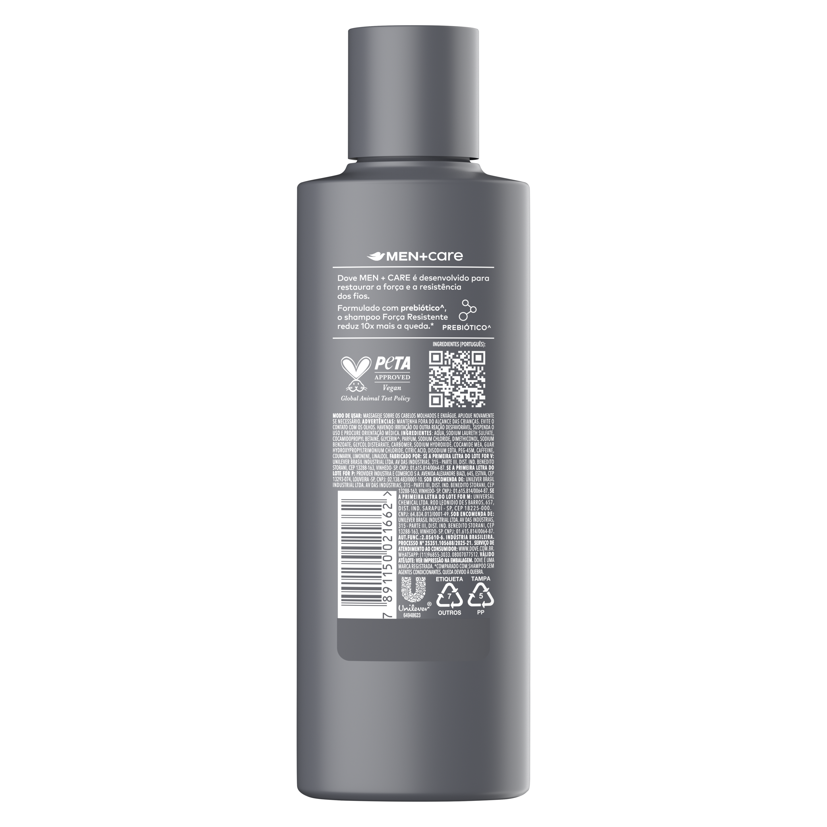 Men+Care Shampoo 2 em1 Força Resistente