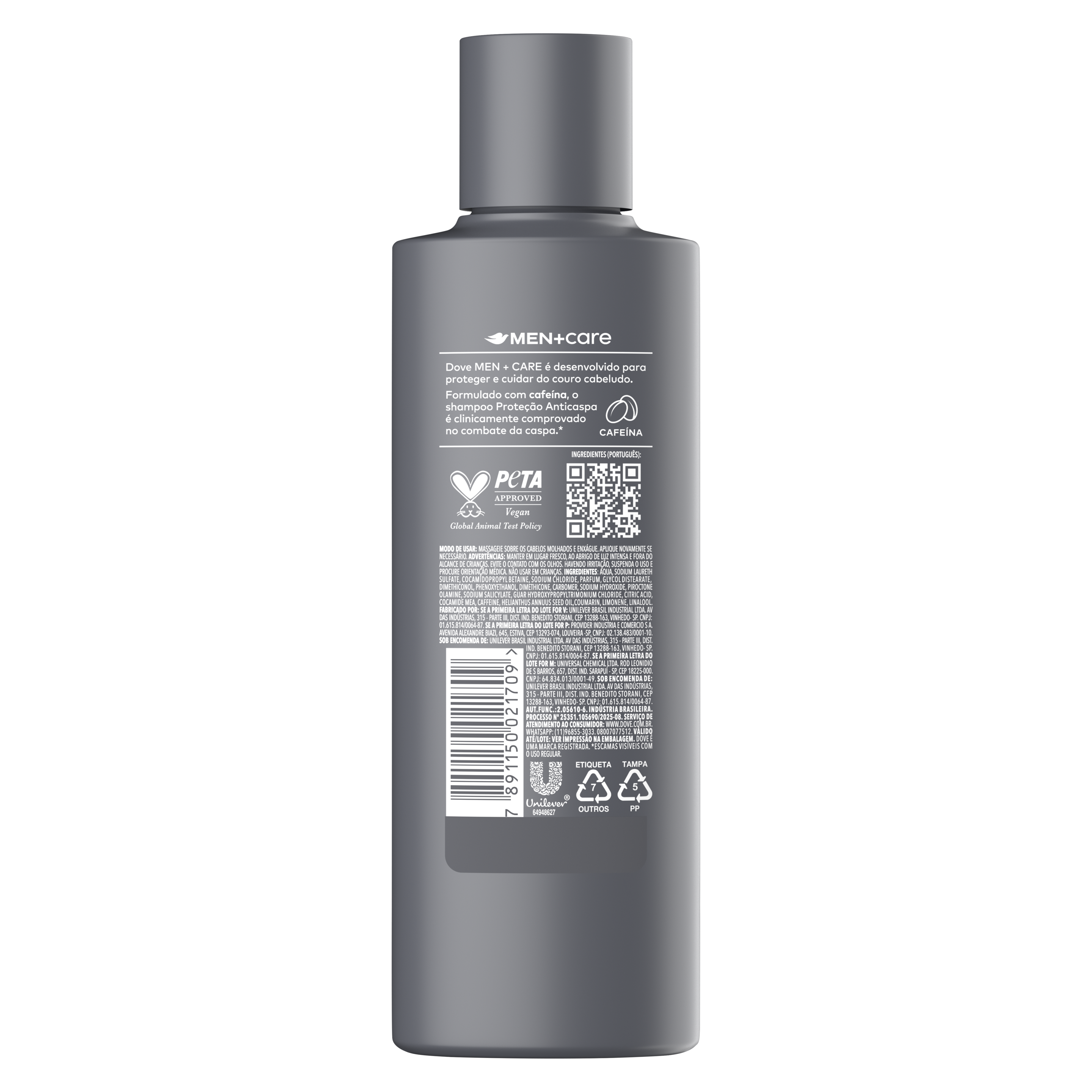 Men+Care Shampoo Proteção Anticaspa