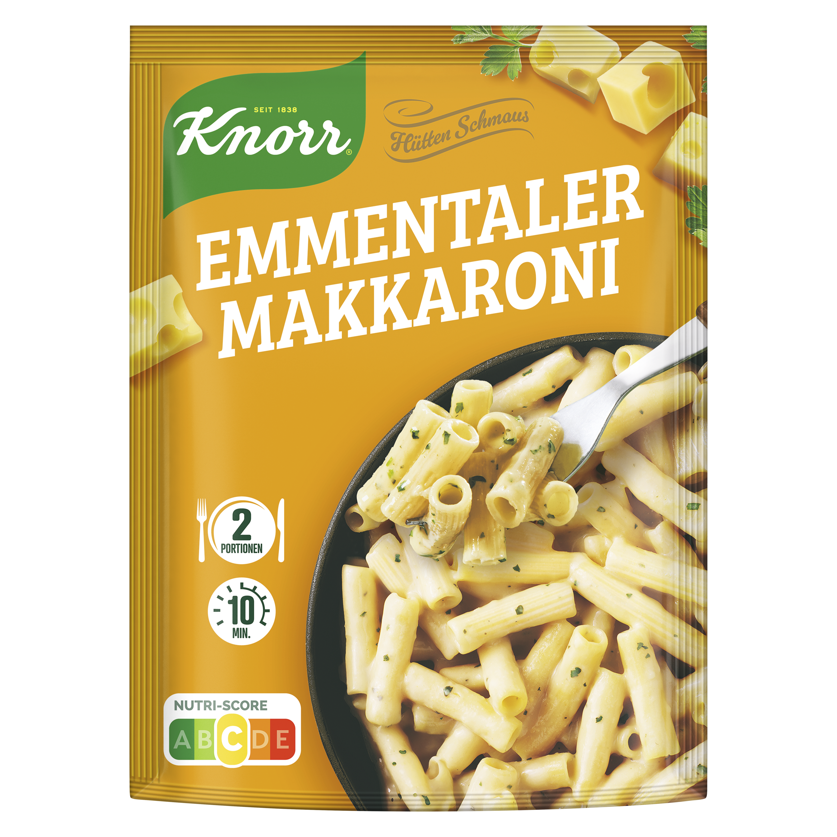 Knorr Hüttenschmaus Emmentaler Makkaroni 168 g packshot