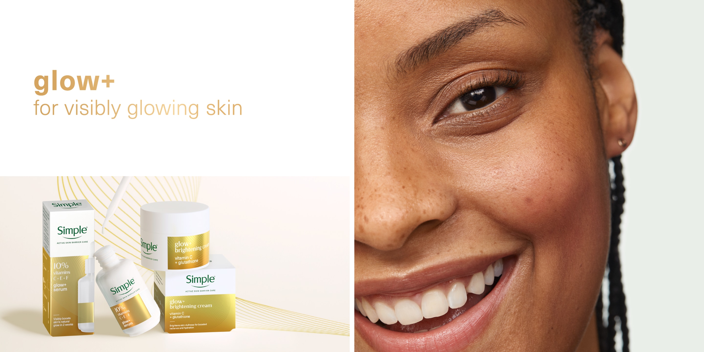 Active Skin Barrier Care Glow+ Products