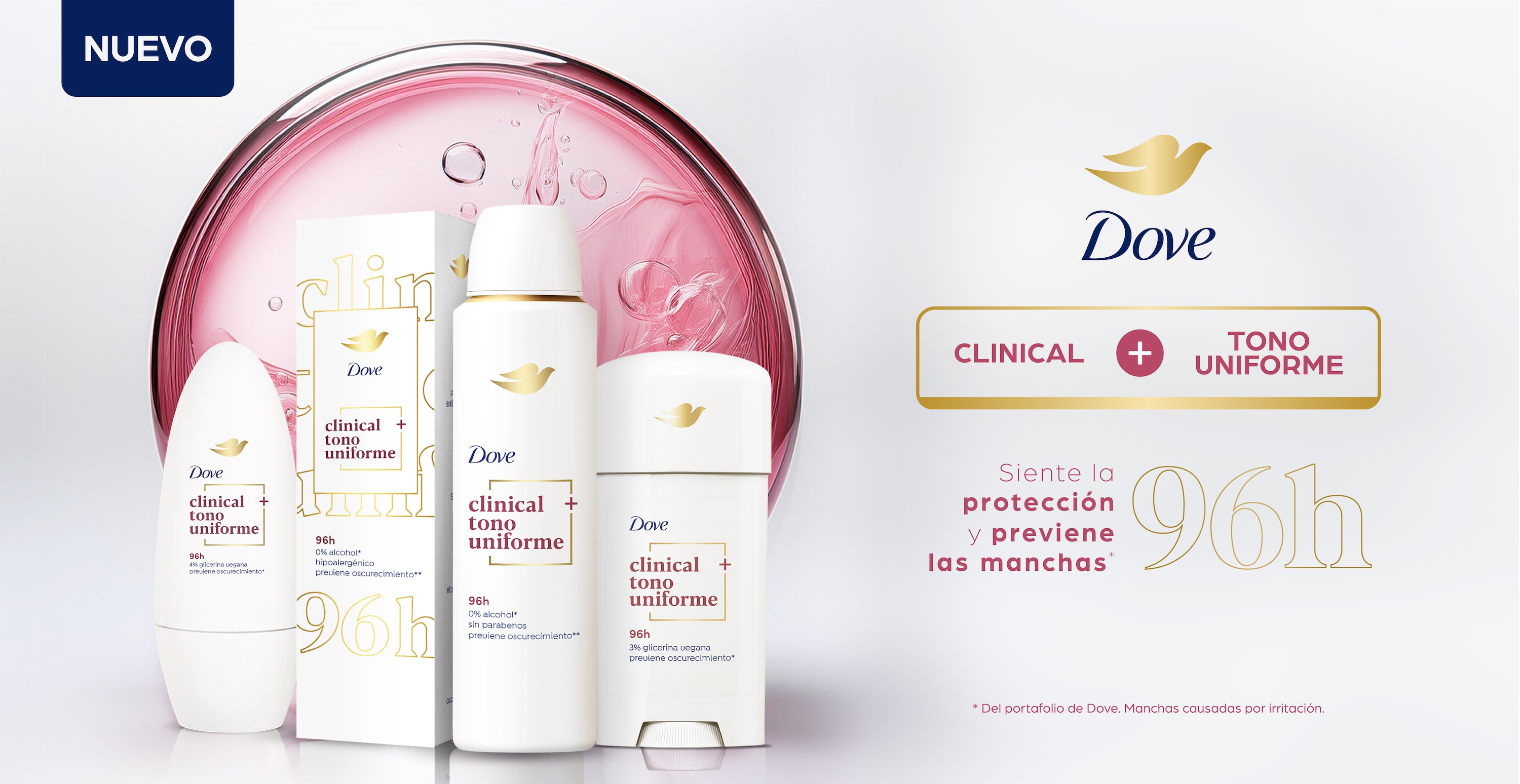 Dove Clinical + Tono Uniforme
