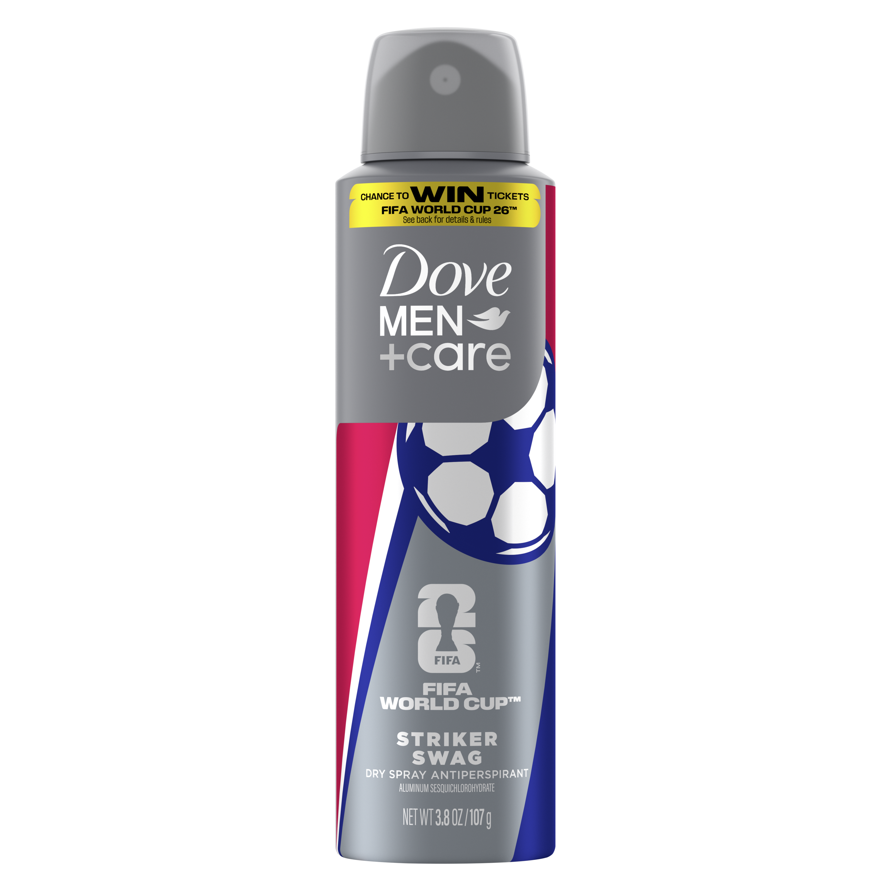 Men+Care Striker Swag Dry Spray Antiperspirant packshot