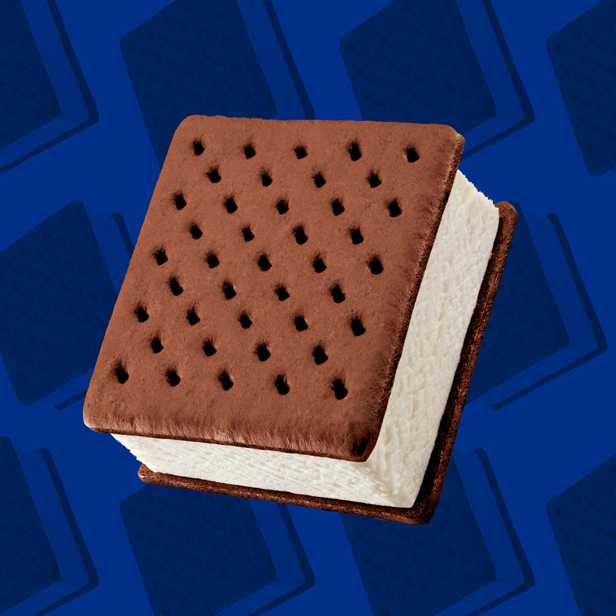 Close-up shot of Klondike Original Vanilla Sandwich