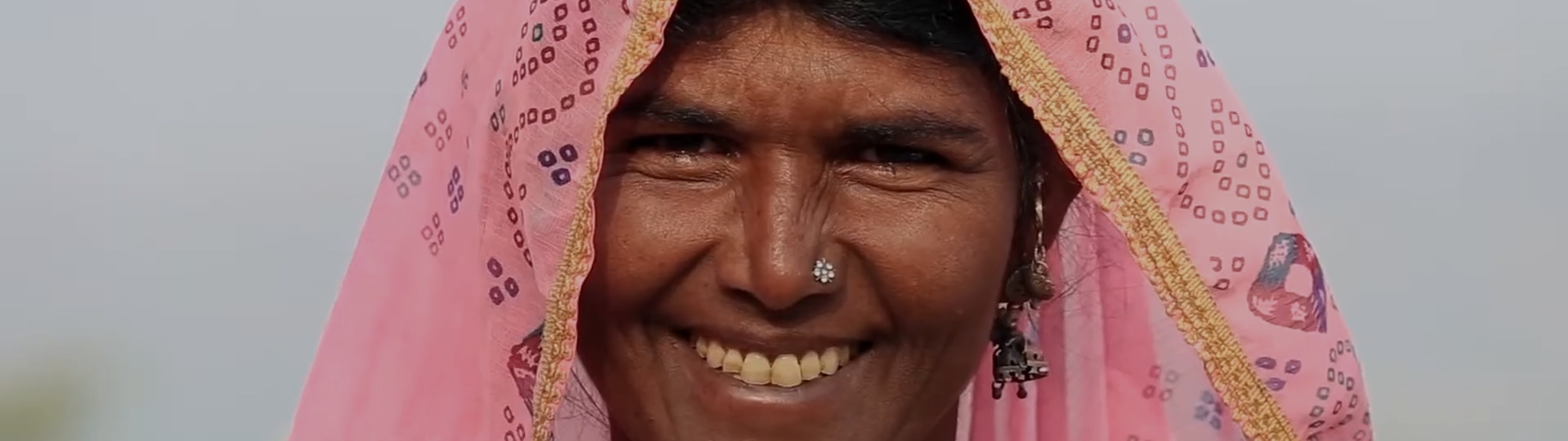 Woman looking at camera