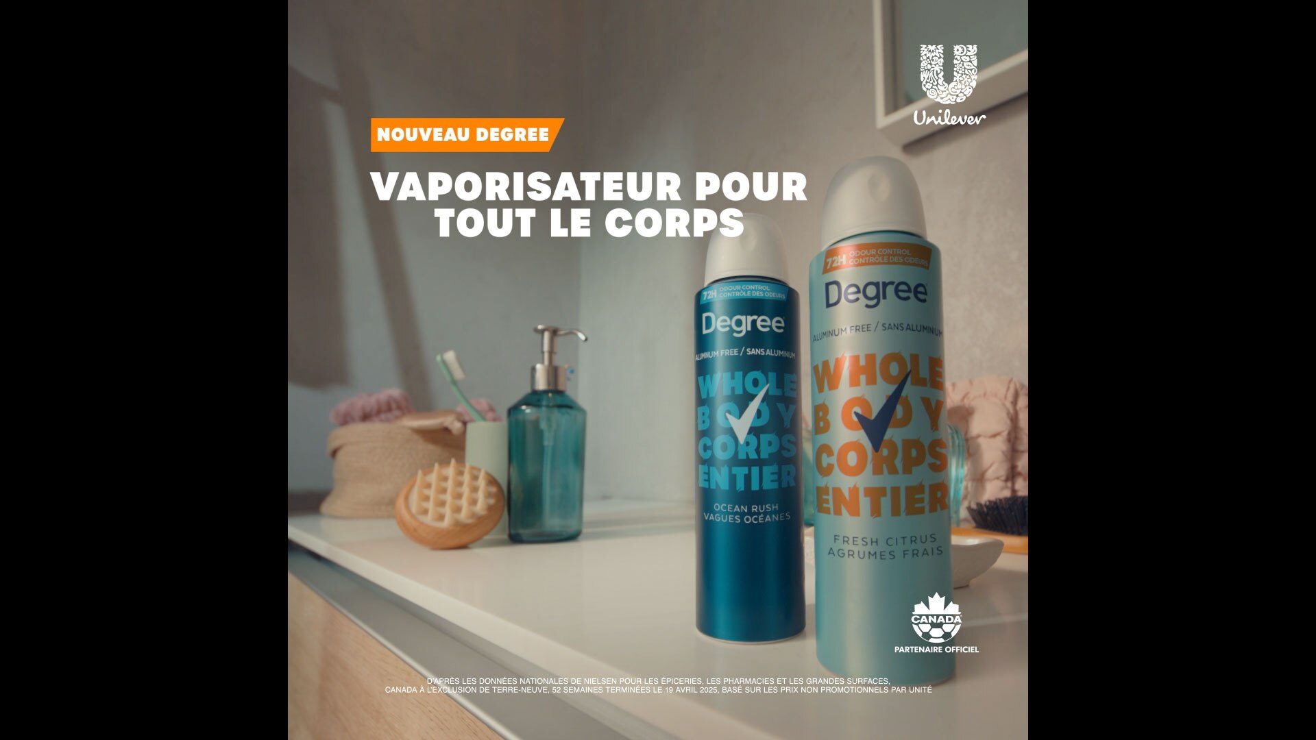 Nouveau Degree vaporisateur Pour Tout le corps