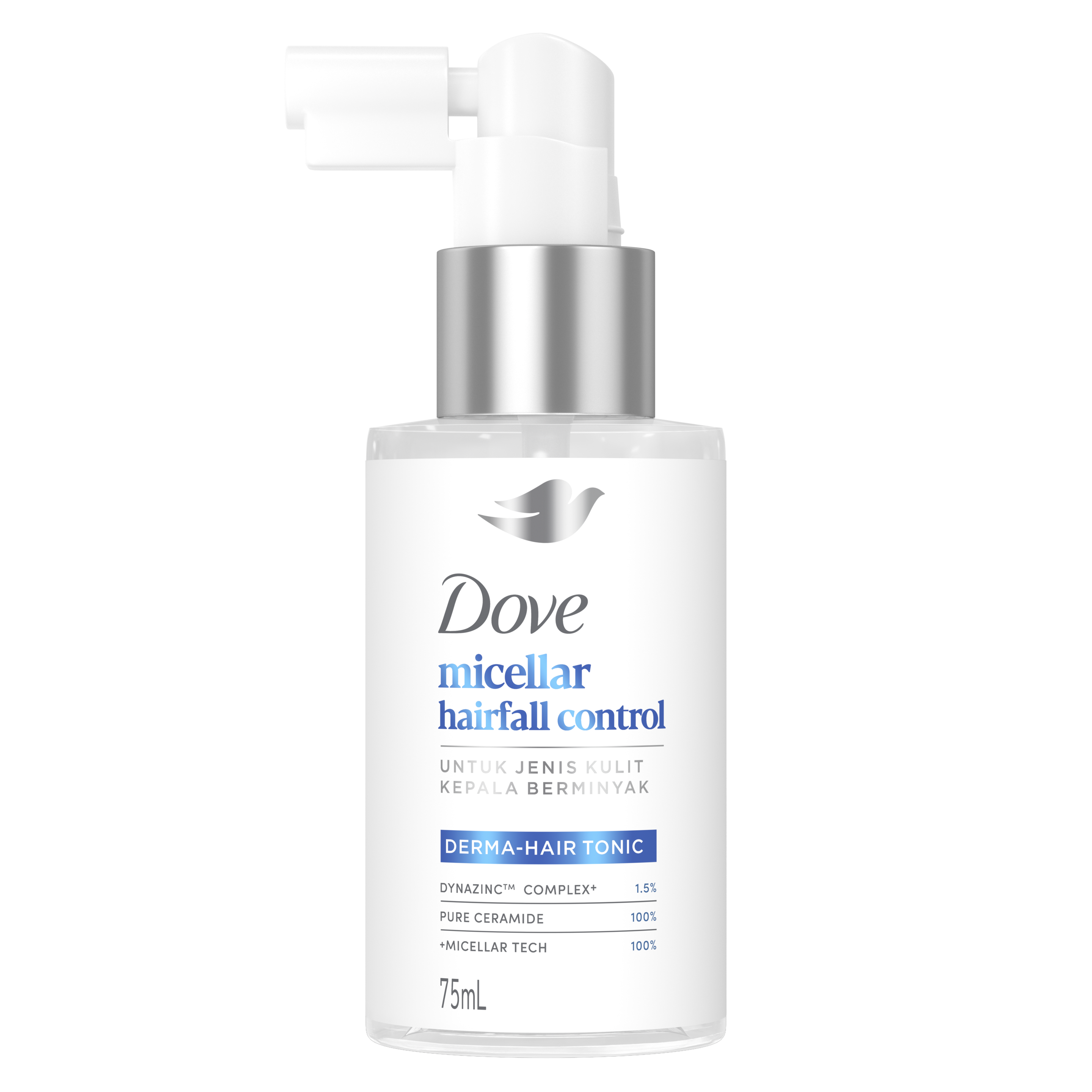 Dove Hair Tonic Micellar Hairfall Control 75mL packshot