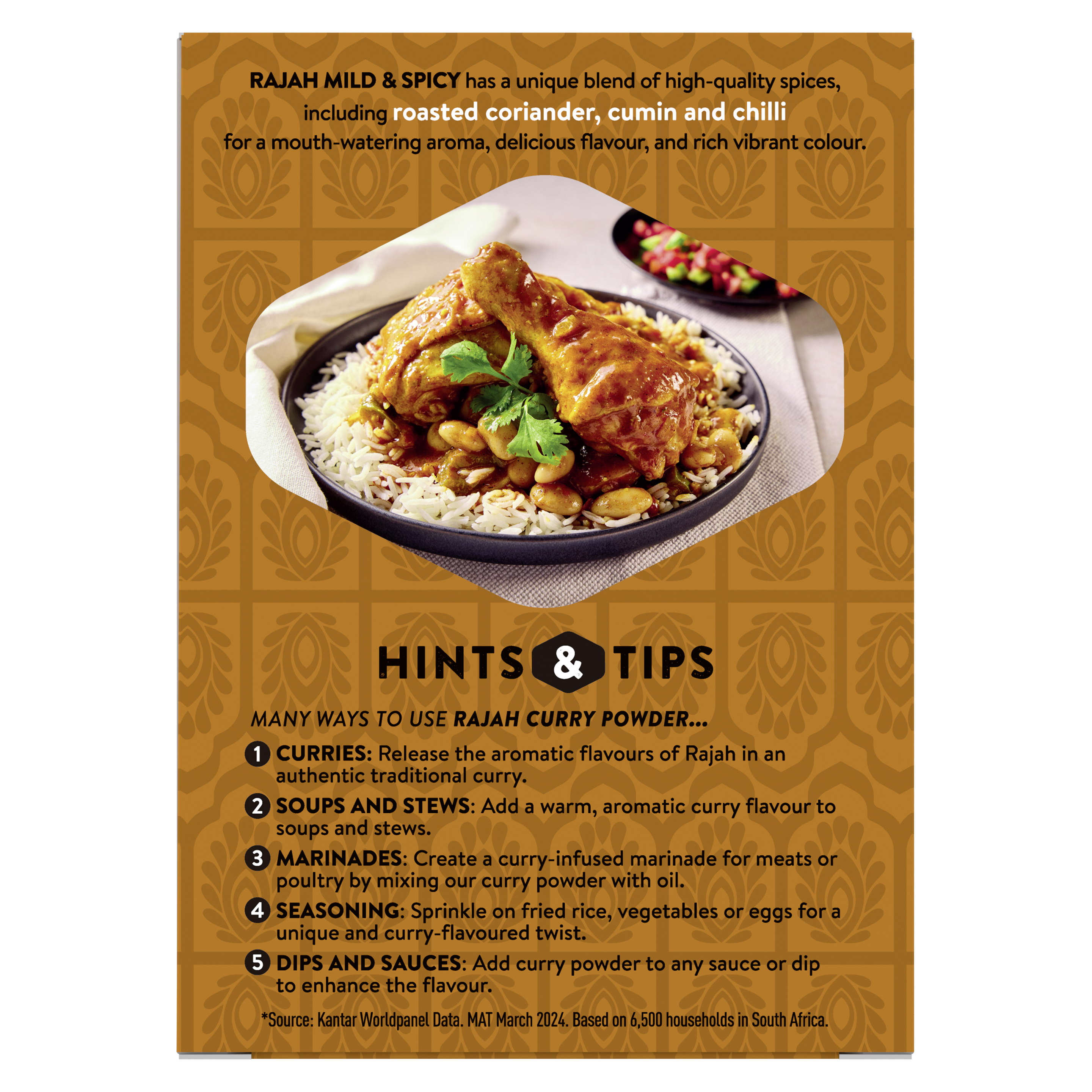 Rajah Mild and Spicy Curry Powder 100gr