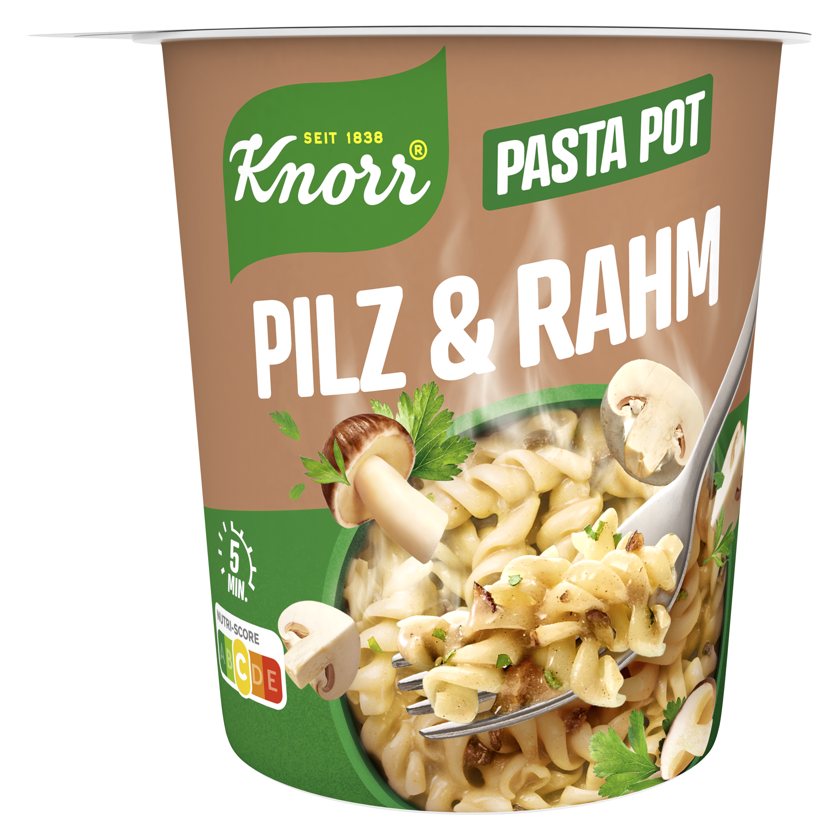 Knorr Snack Pot Pilz&Rahm Becher 1 Portion