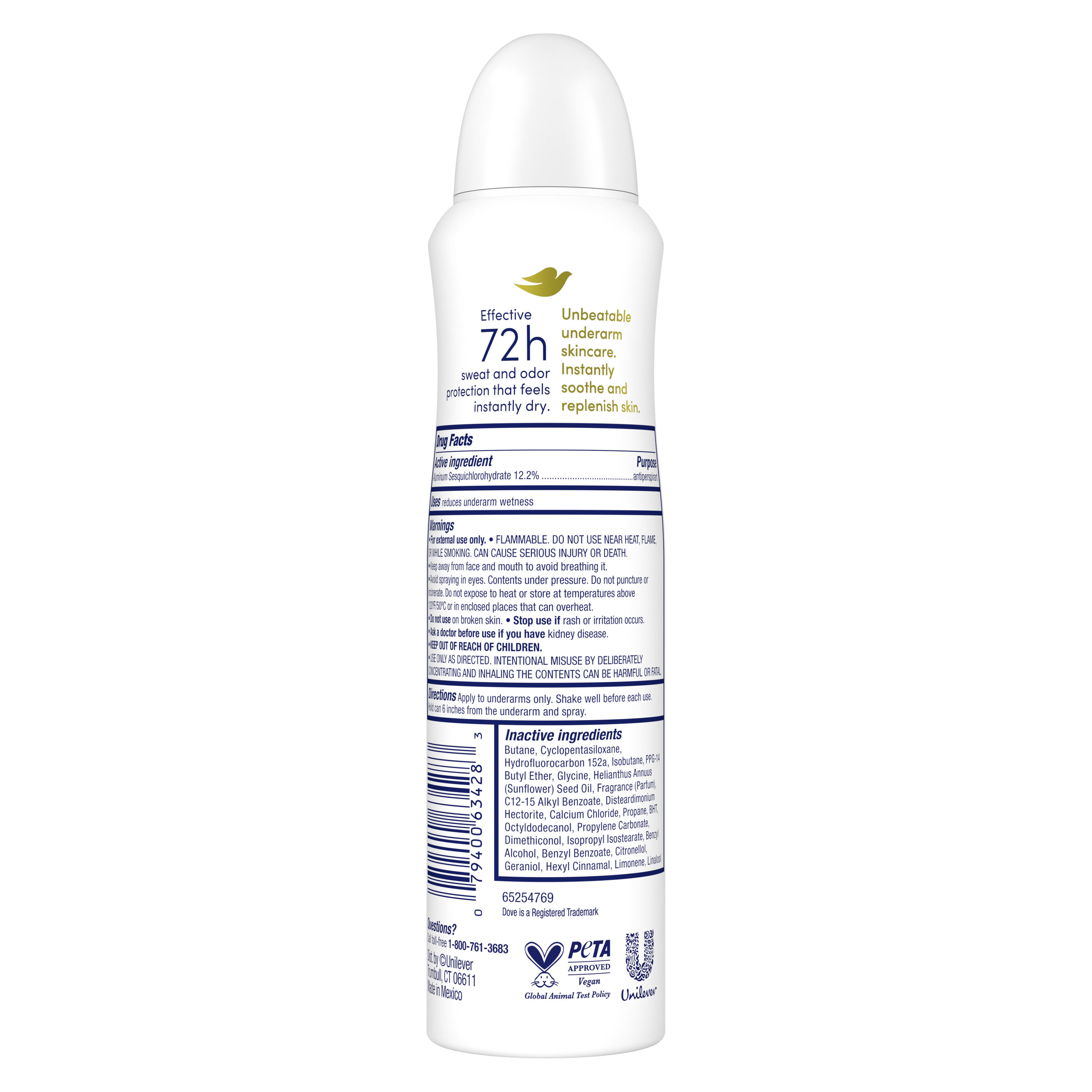 Advanced Care Invisible Sheer Fresh Antiperspirant Dry Spray