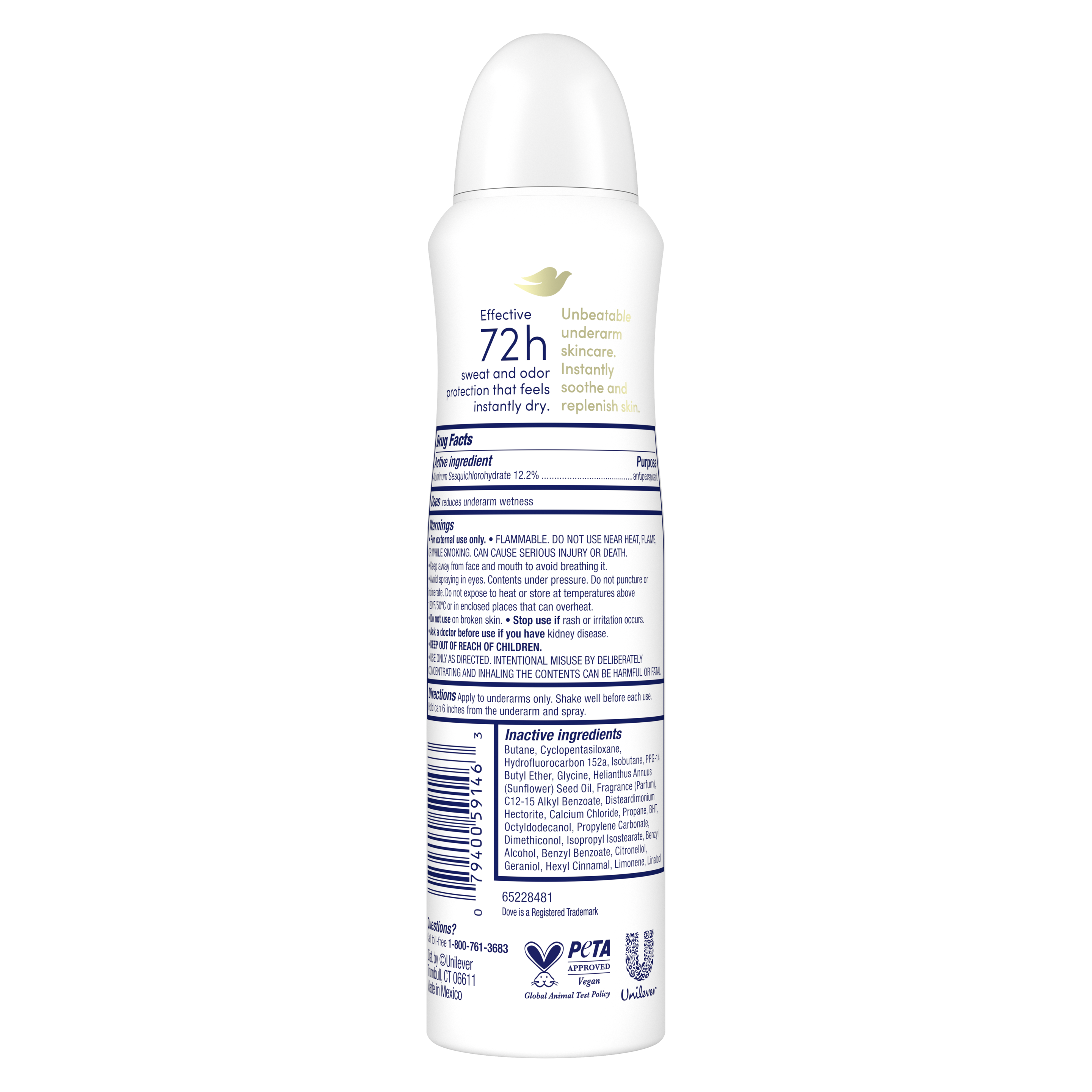 Advanced Care Clear Finish Antiperspirant Dry Spray
