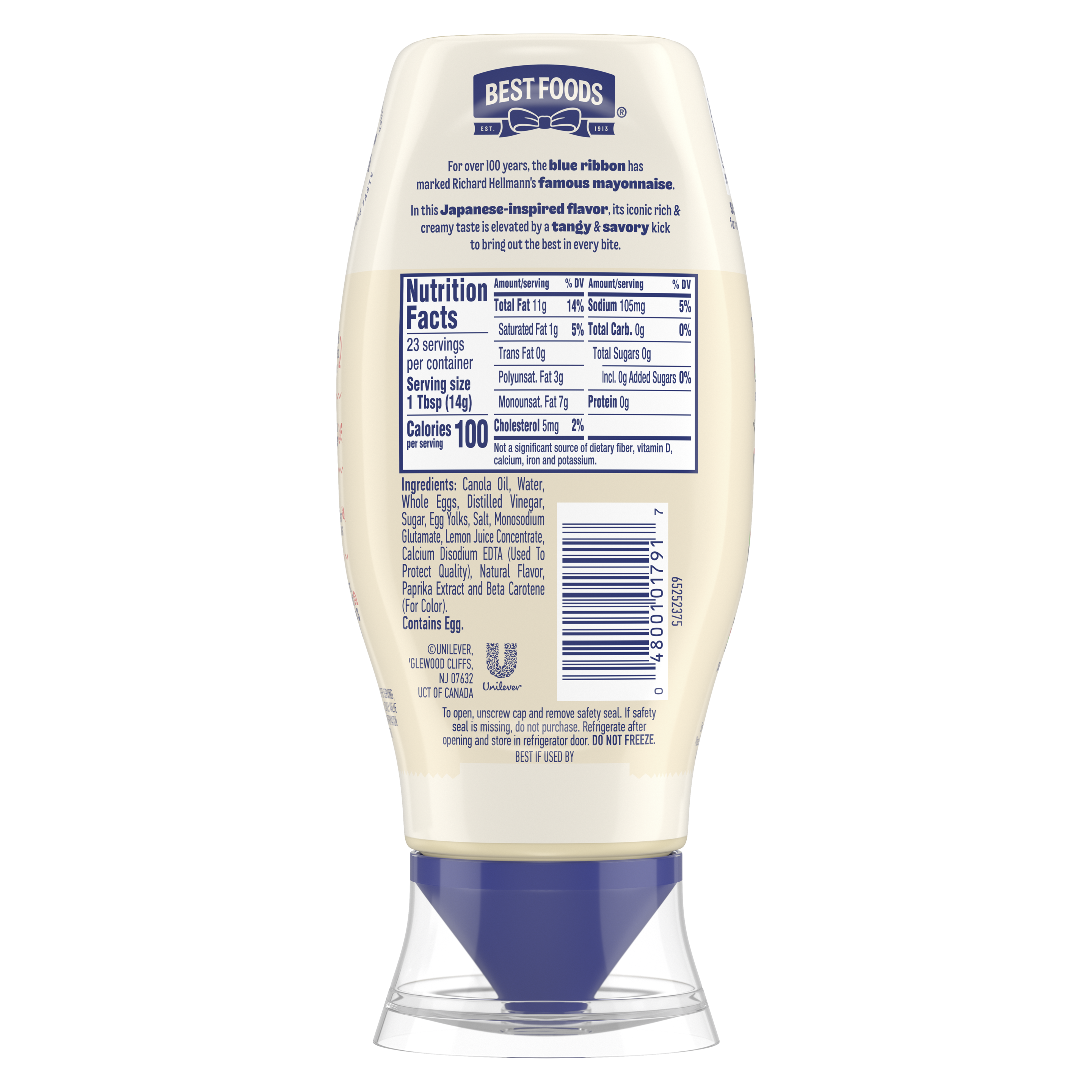 Japanese-Inspired Mayonnaise Dressing (back)