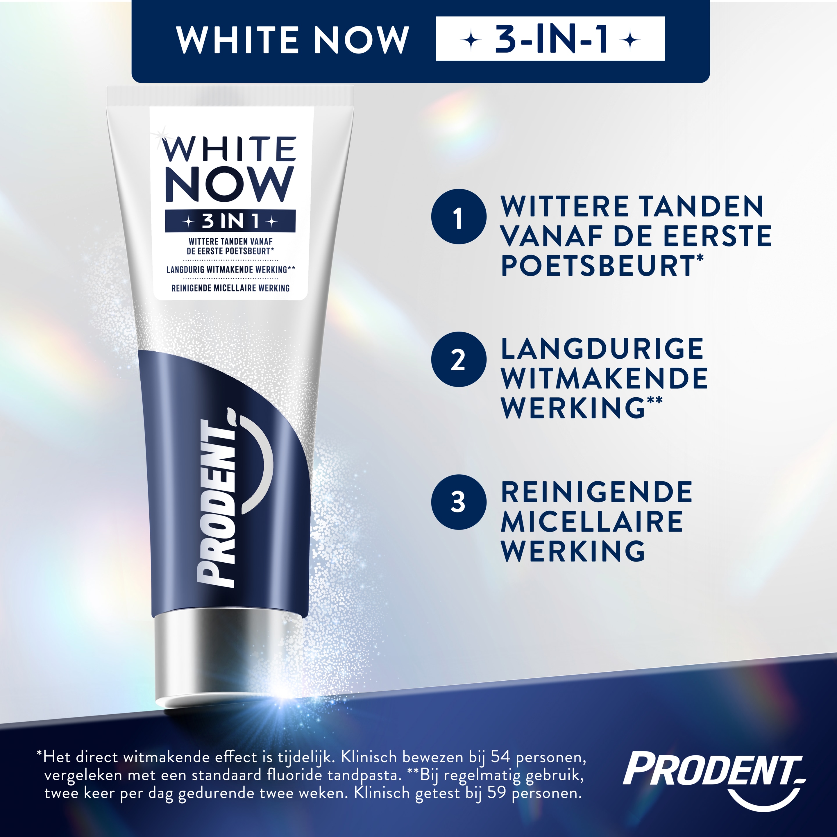 Prodent White Now 3-in-1 75ml - Supplementary image