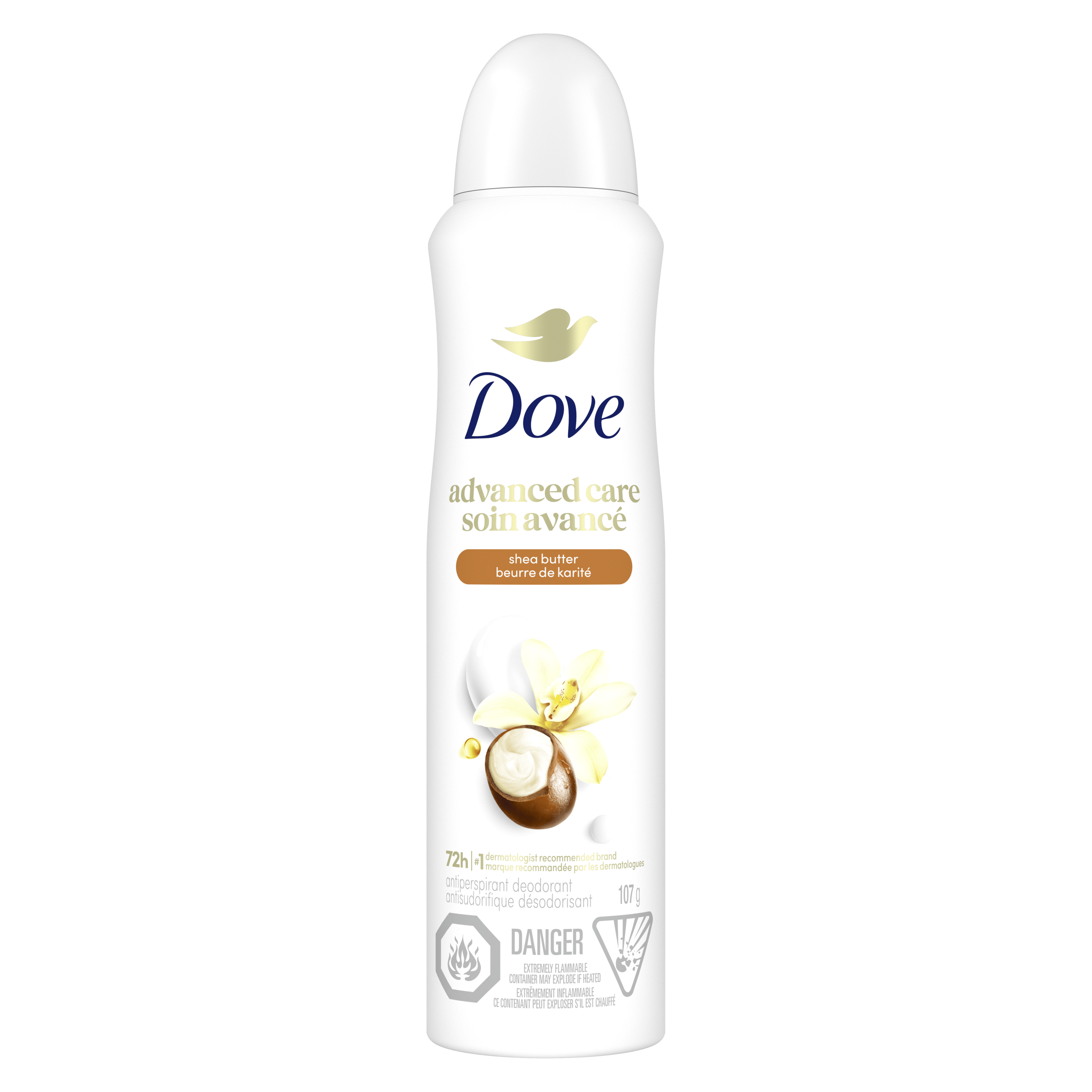 Advanced Care Shea Butter Antiperspirant Dry Spray packshot