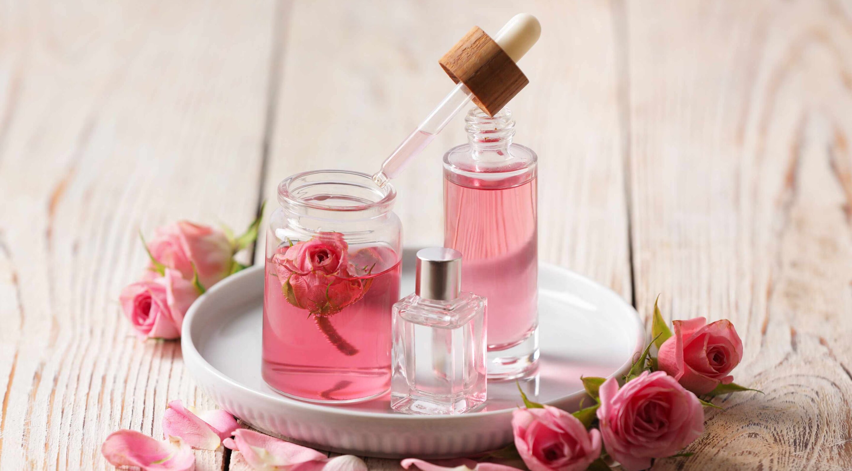 Rose Water + Coconut Oil + Vitamin E