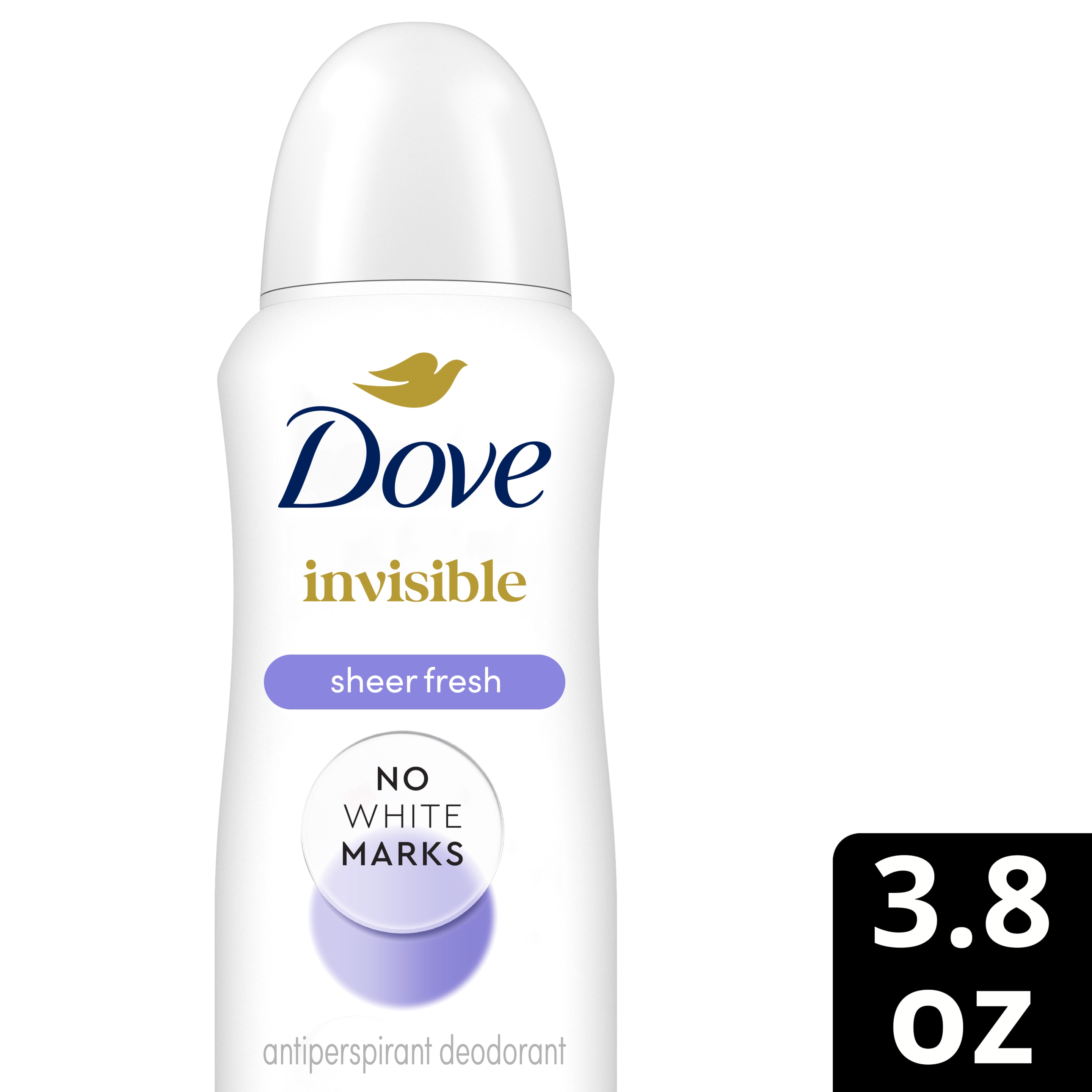 Dove Advanced Care Invisible Sheer Fresh Antiperspirant Dry Spray 3.8 oz packshot