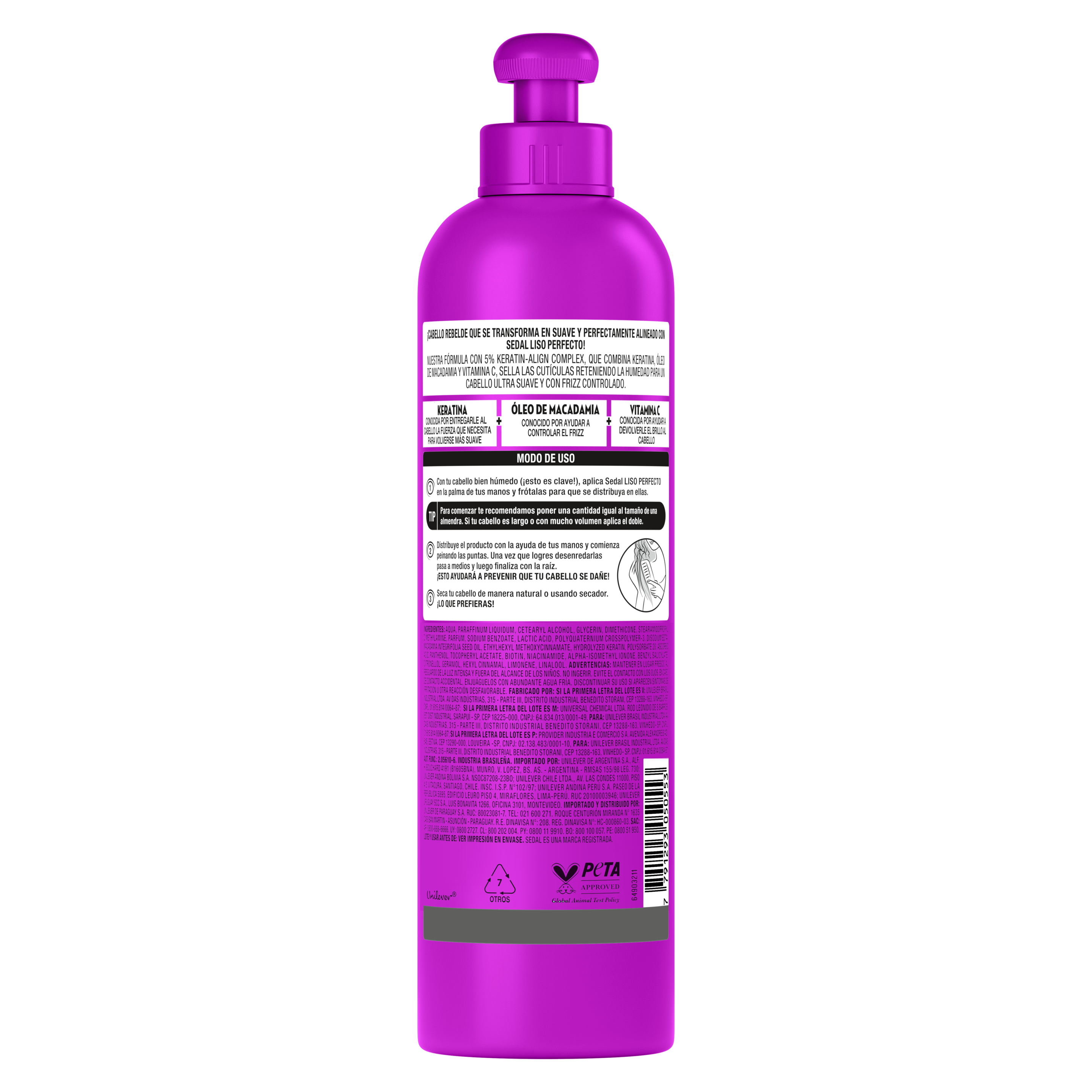 Sedal Liso Perfecto Crema para peinar