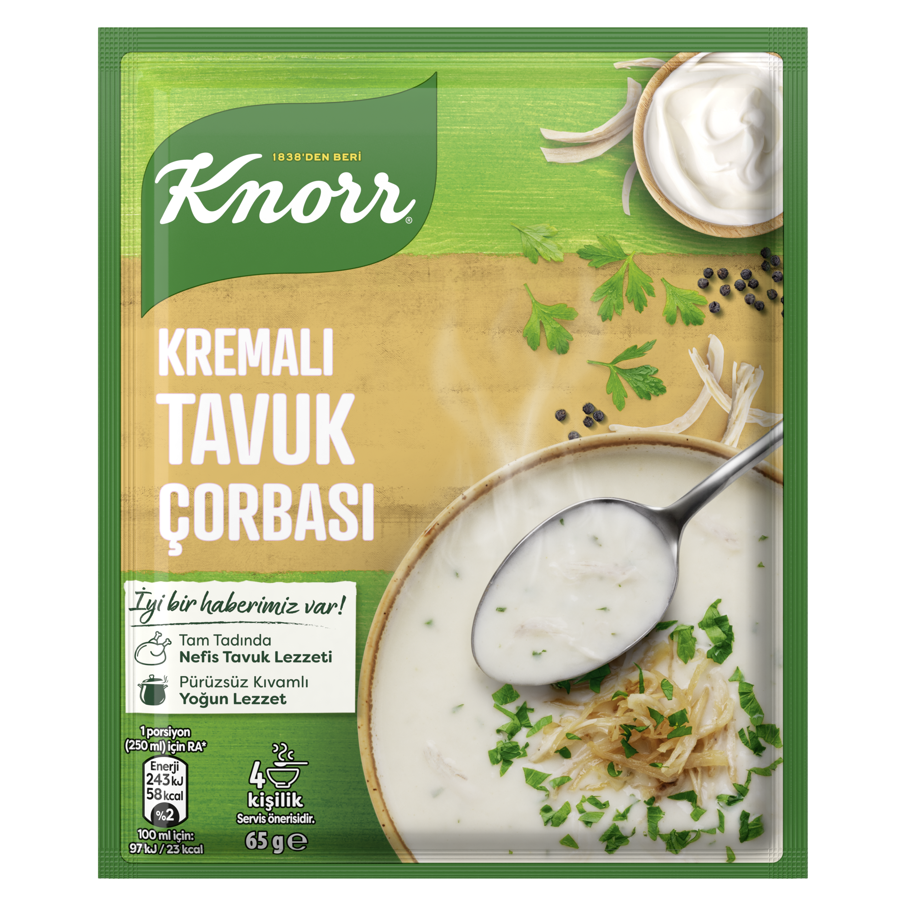Knorr Kremalı Tavuk Çorbası