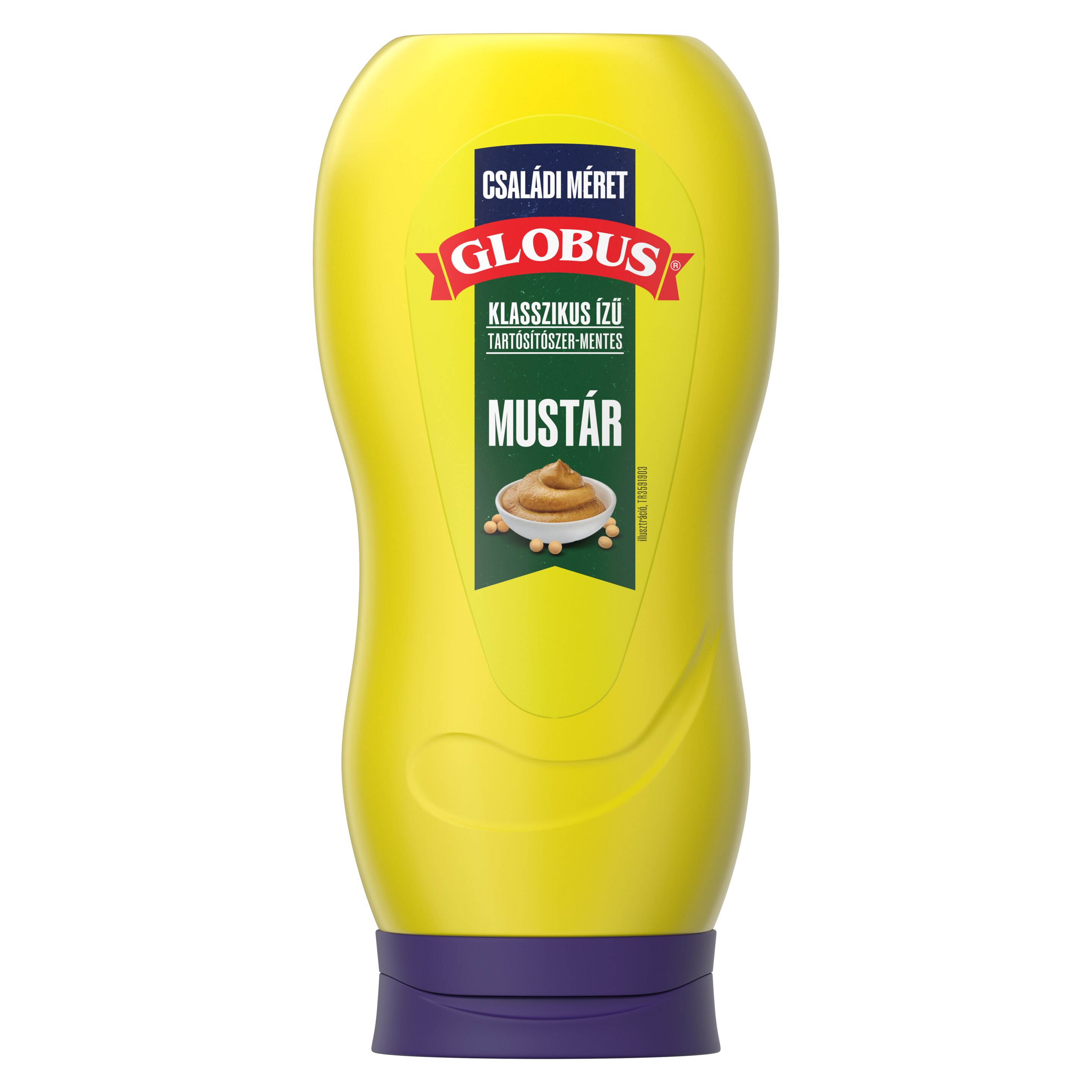 Globus Mustár 720g packshot