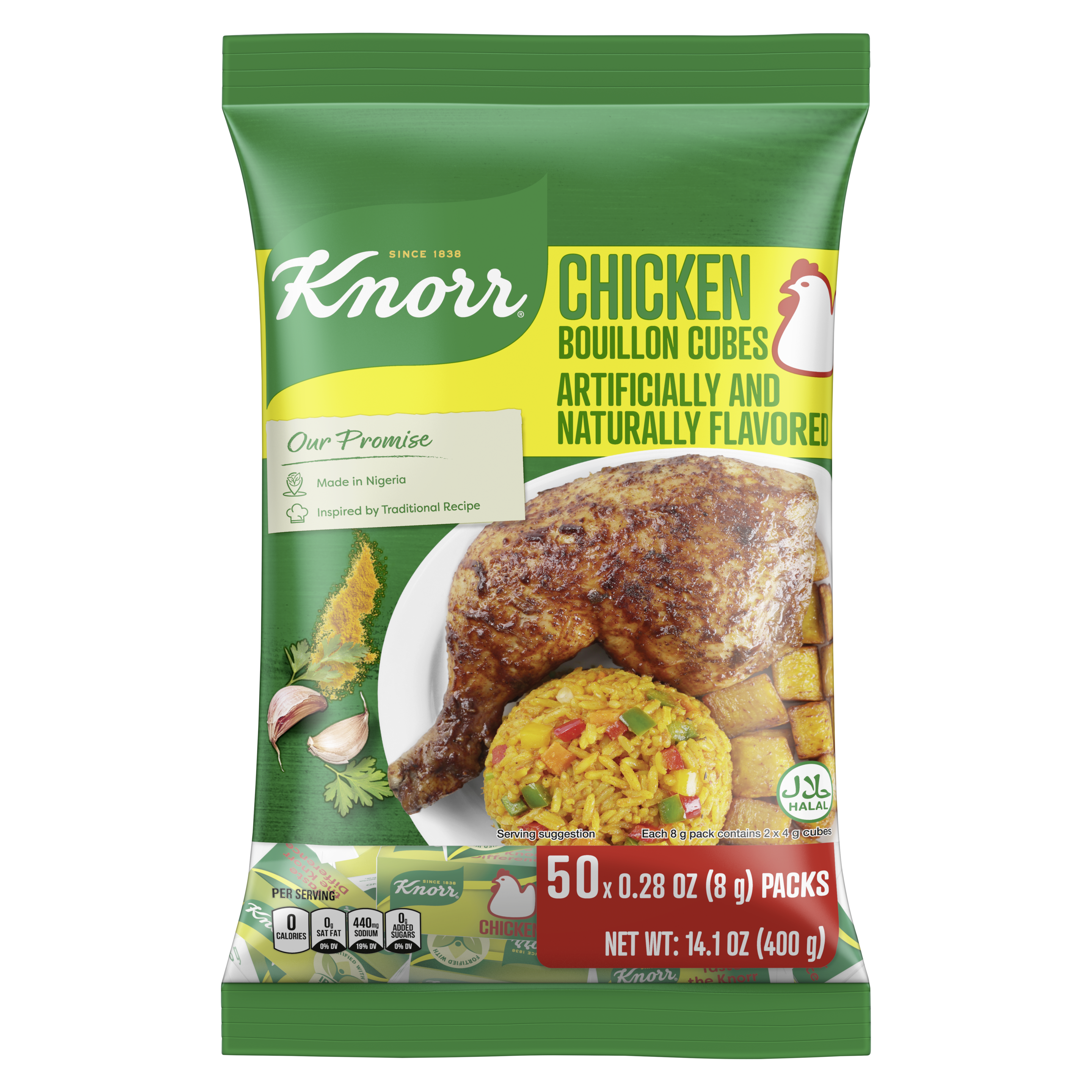KNORR® NIGERIAN CHICKEN BOUILLON CUBES