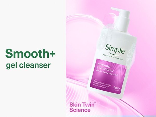 Simple Smooth+ Gel Facial Cleanser
