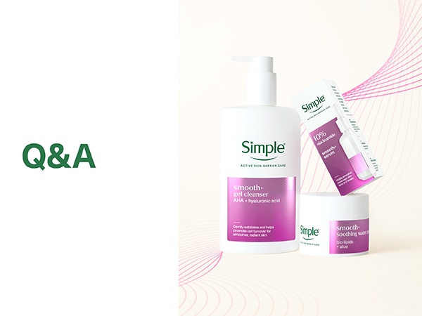 Simple Smooth+ Gel Facial Cleanser