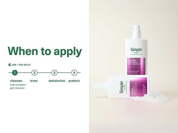 Simple Smooth+ Gel Facial Cleanser