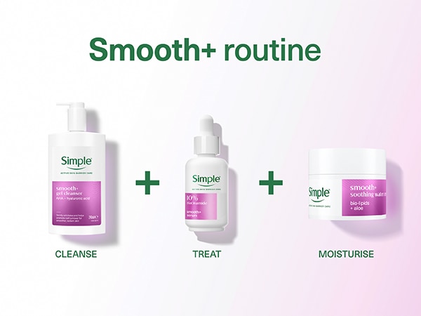 Simple Smooth+ Gel Facial Cleanser packshot