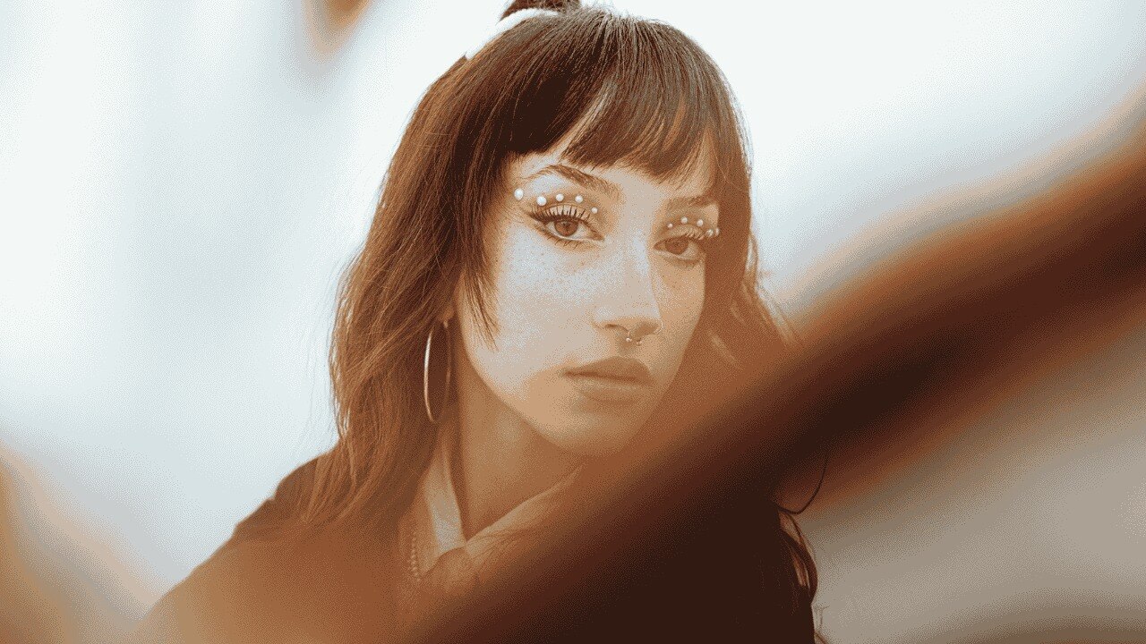Wolf Cut with Blunt Bangs