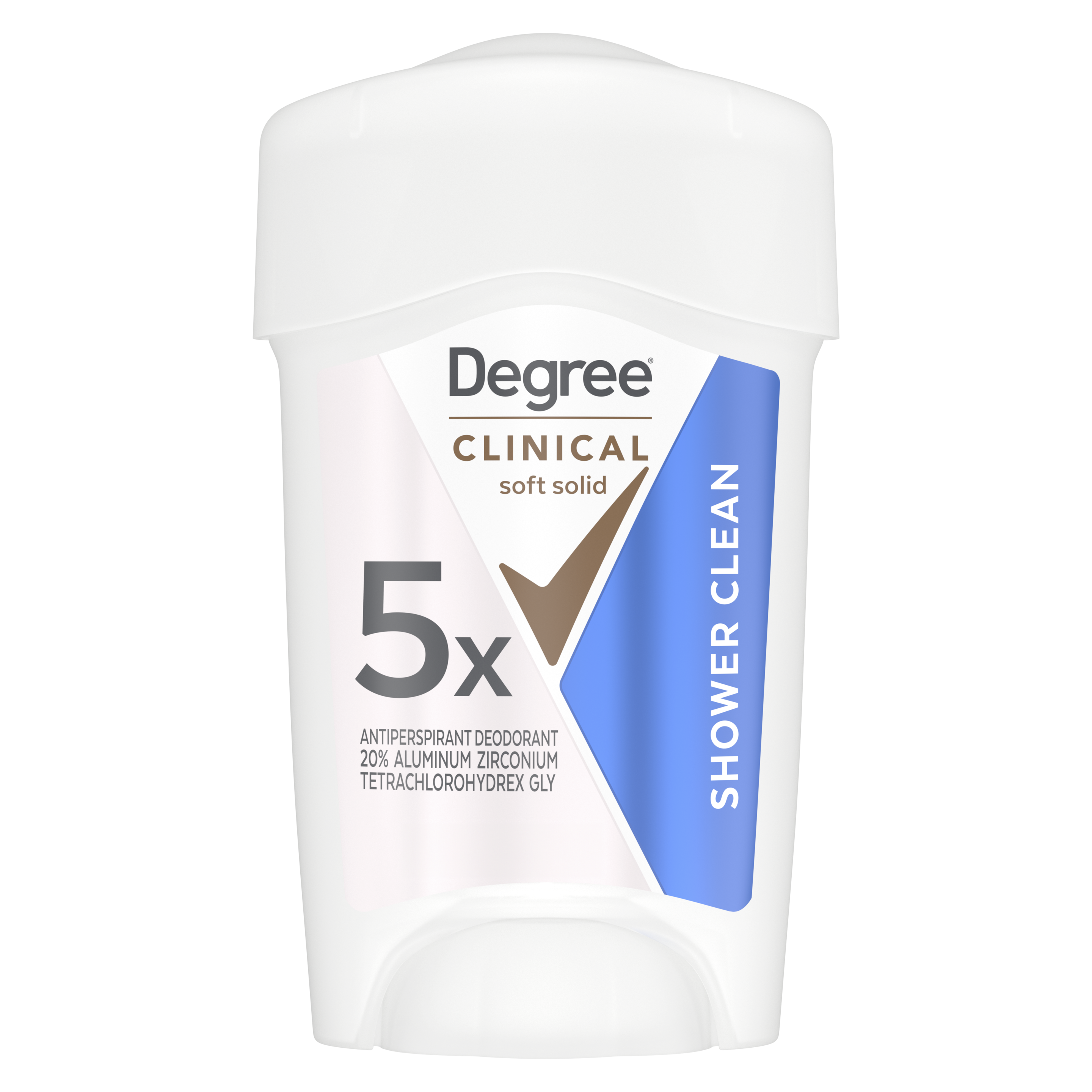 Shower Clean Clinical Antiperspirant Deodorant front pack shot packshot