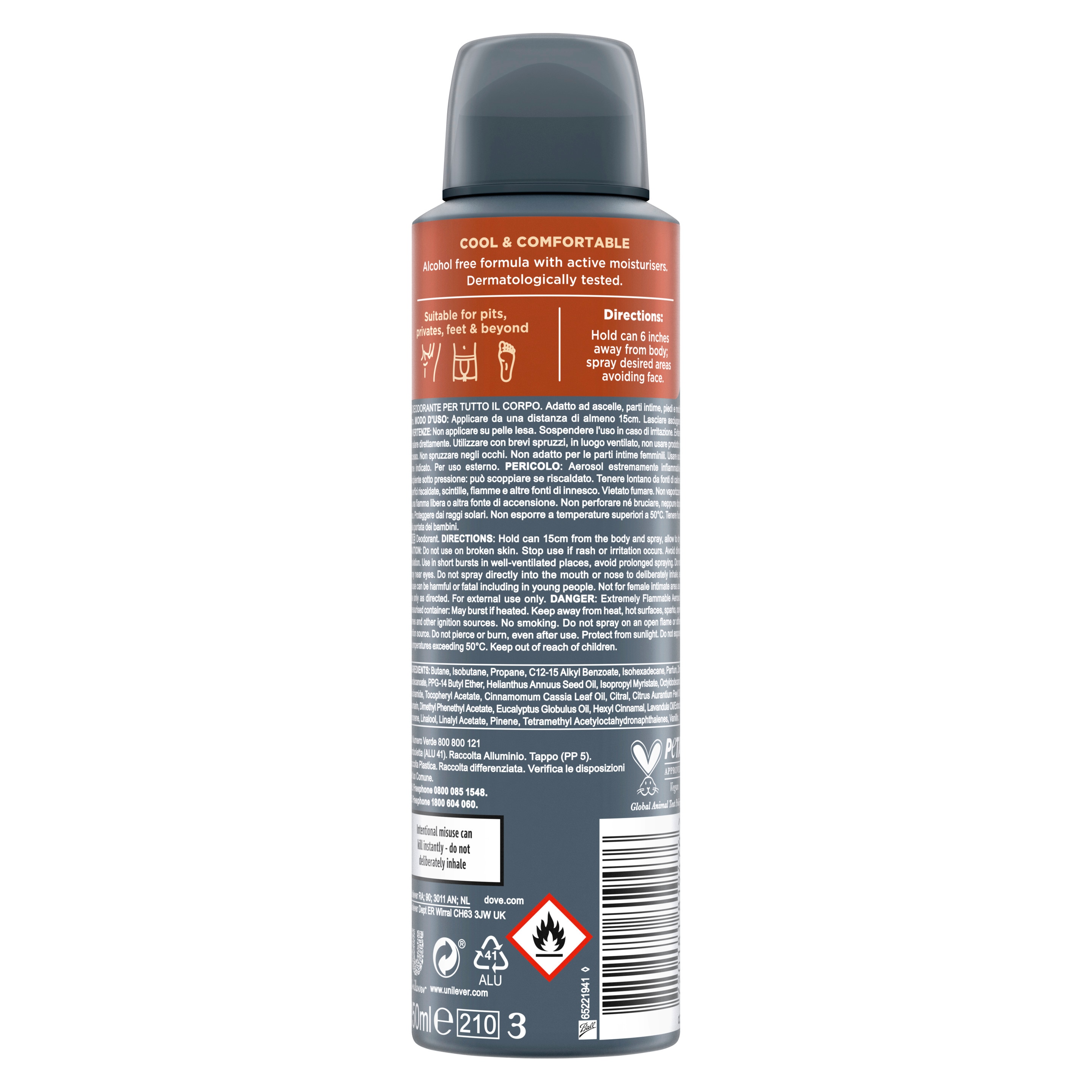 Whole Body Deo Spray Cedar e Shea Butter